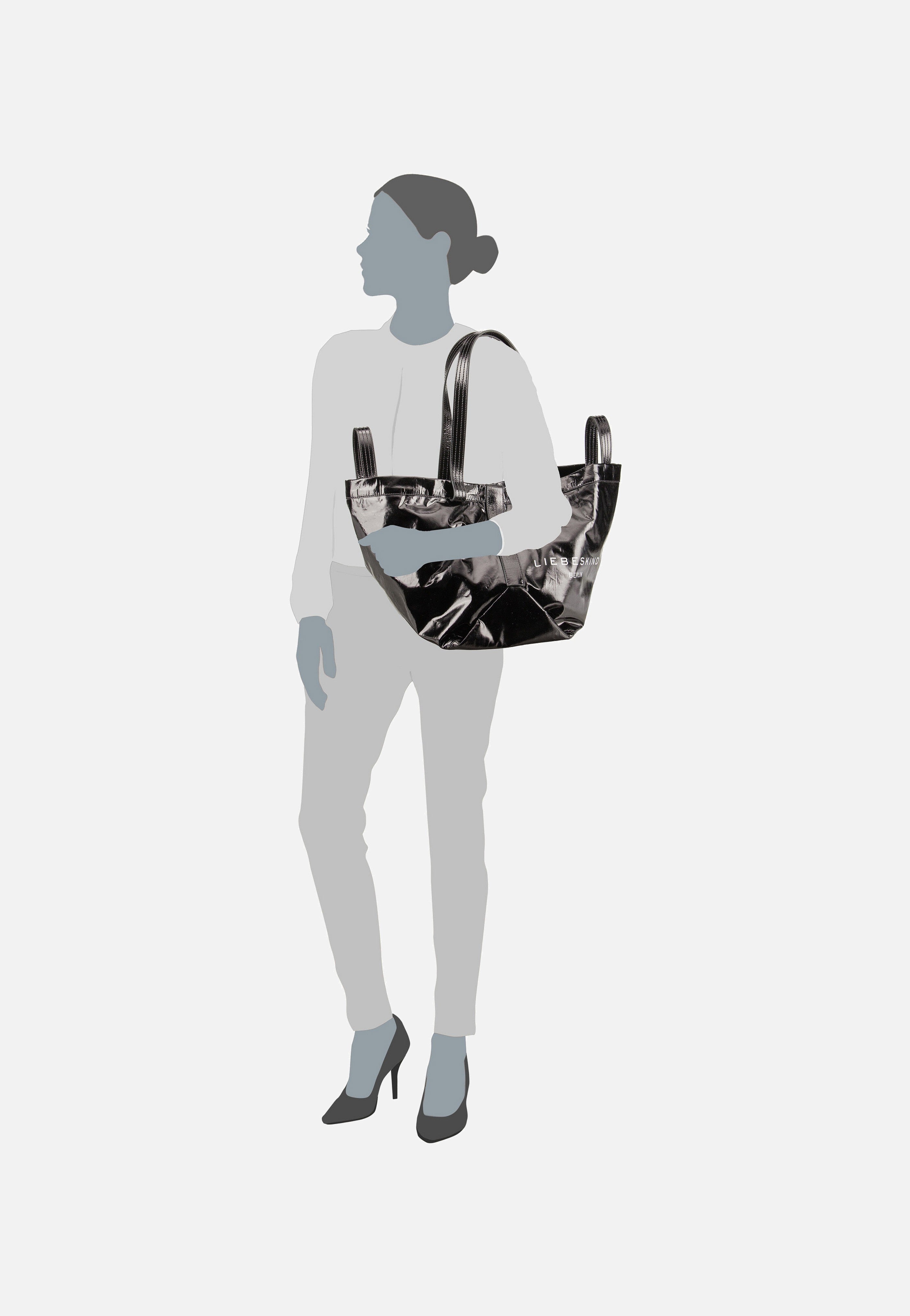 Liebeskind Berlin Elvira M Rain Black Shopper
