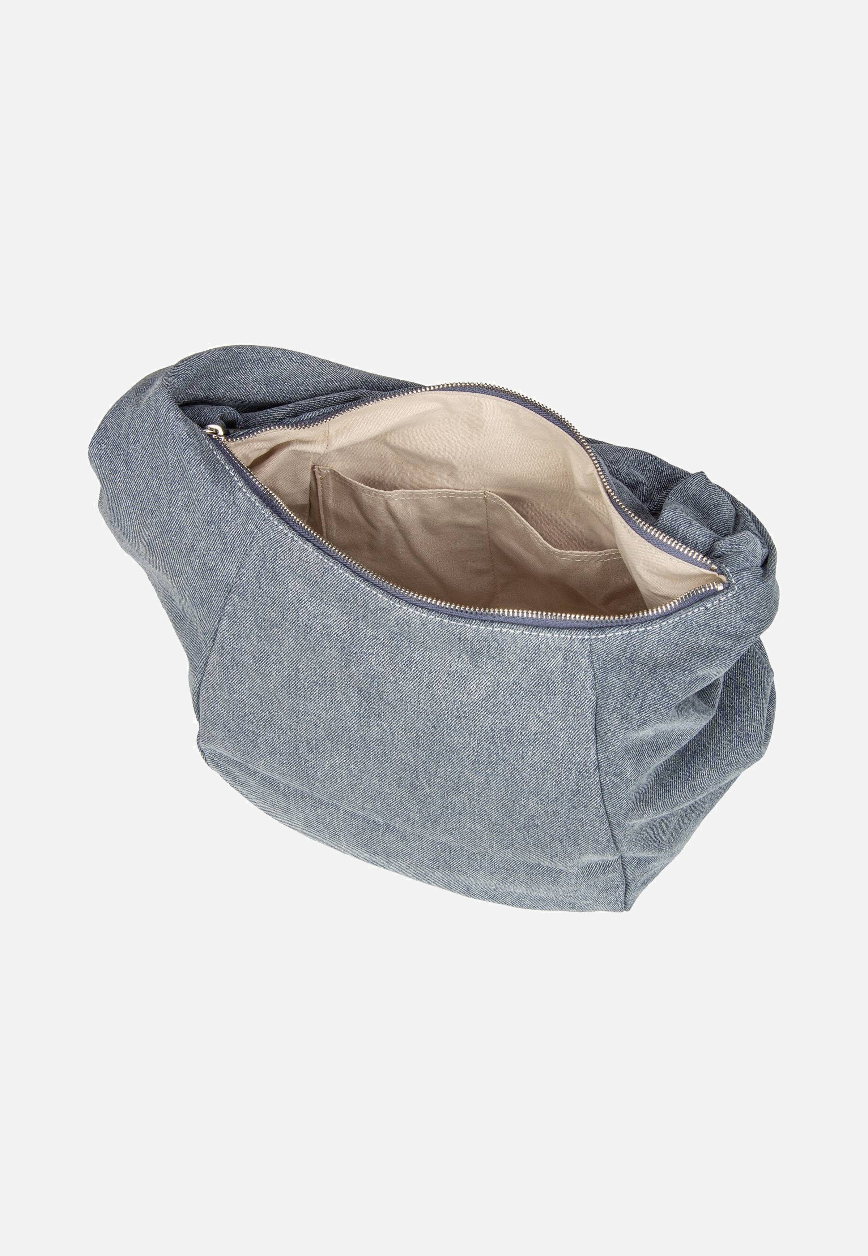 Liebeskind Berlin Ferrah M Denim Denim Blue Hobo Bag