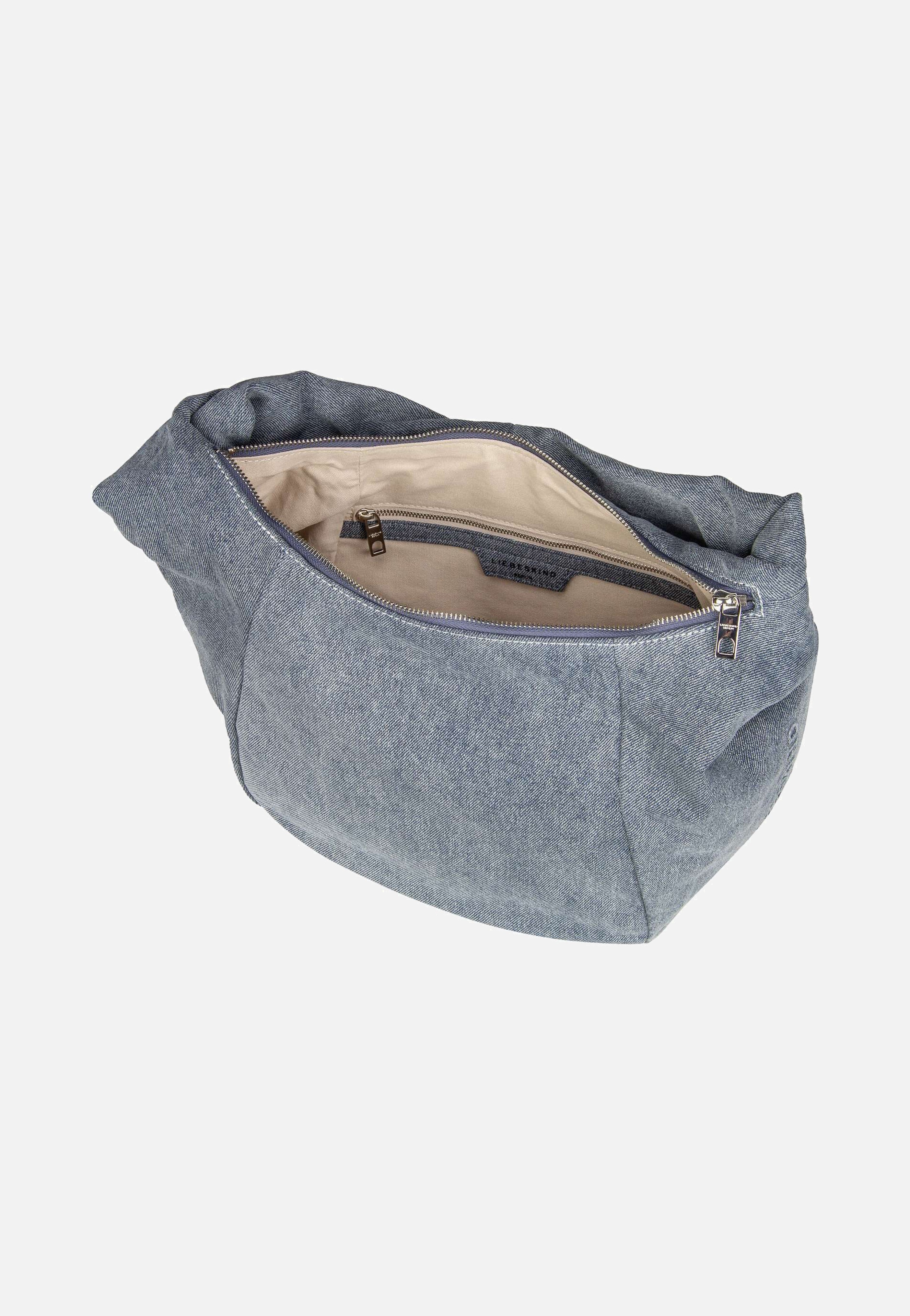 Liebeskind Berlin Ferrah M Denim Denim Blue Hobo Bag