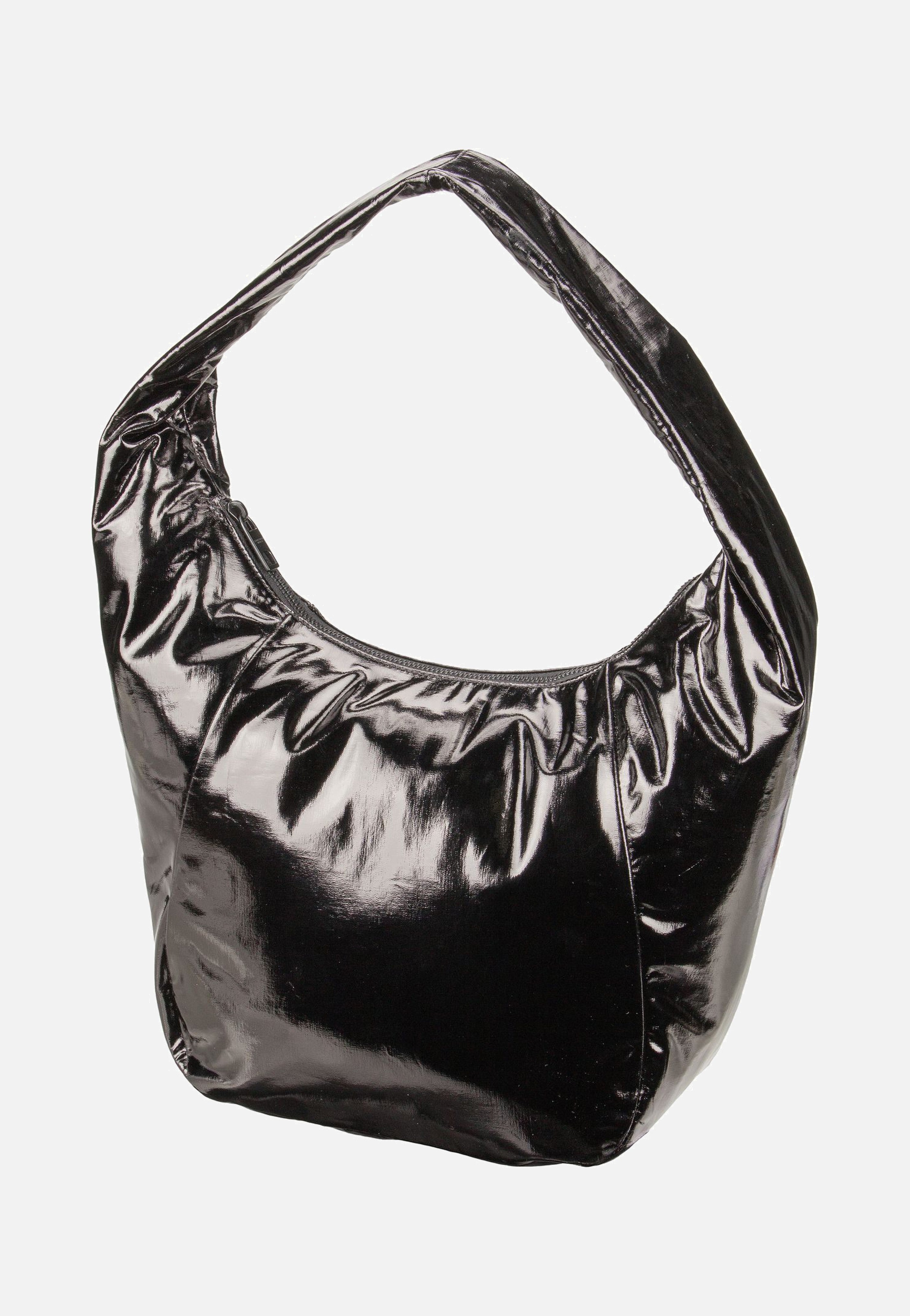 Liebeskind Berlin Ferrah M Rain Black Hobo Bag