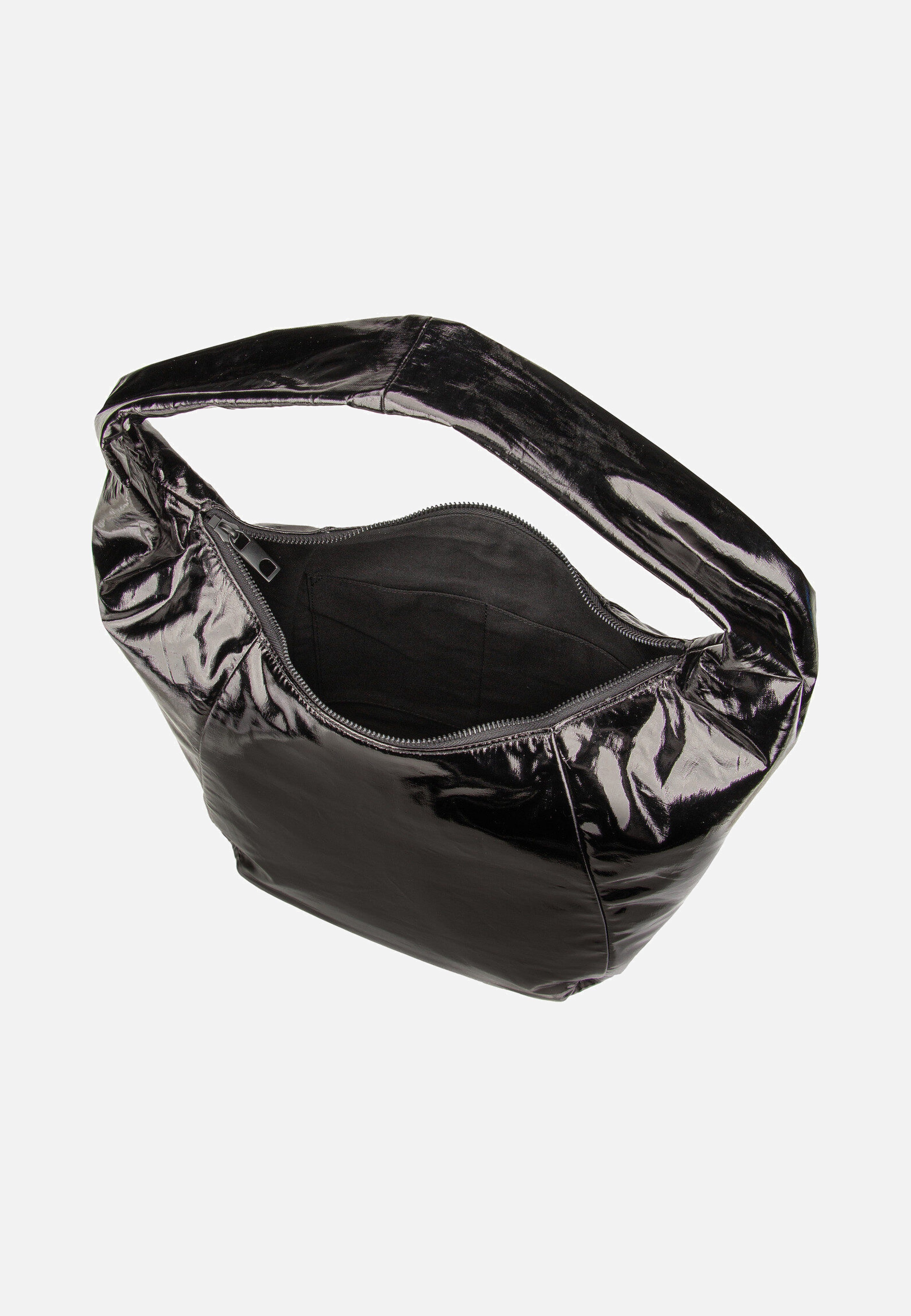 Liebeskind Berlin Ferrah M Rain Black Hobo Bag