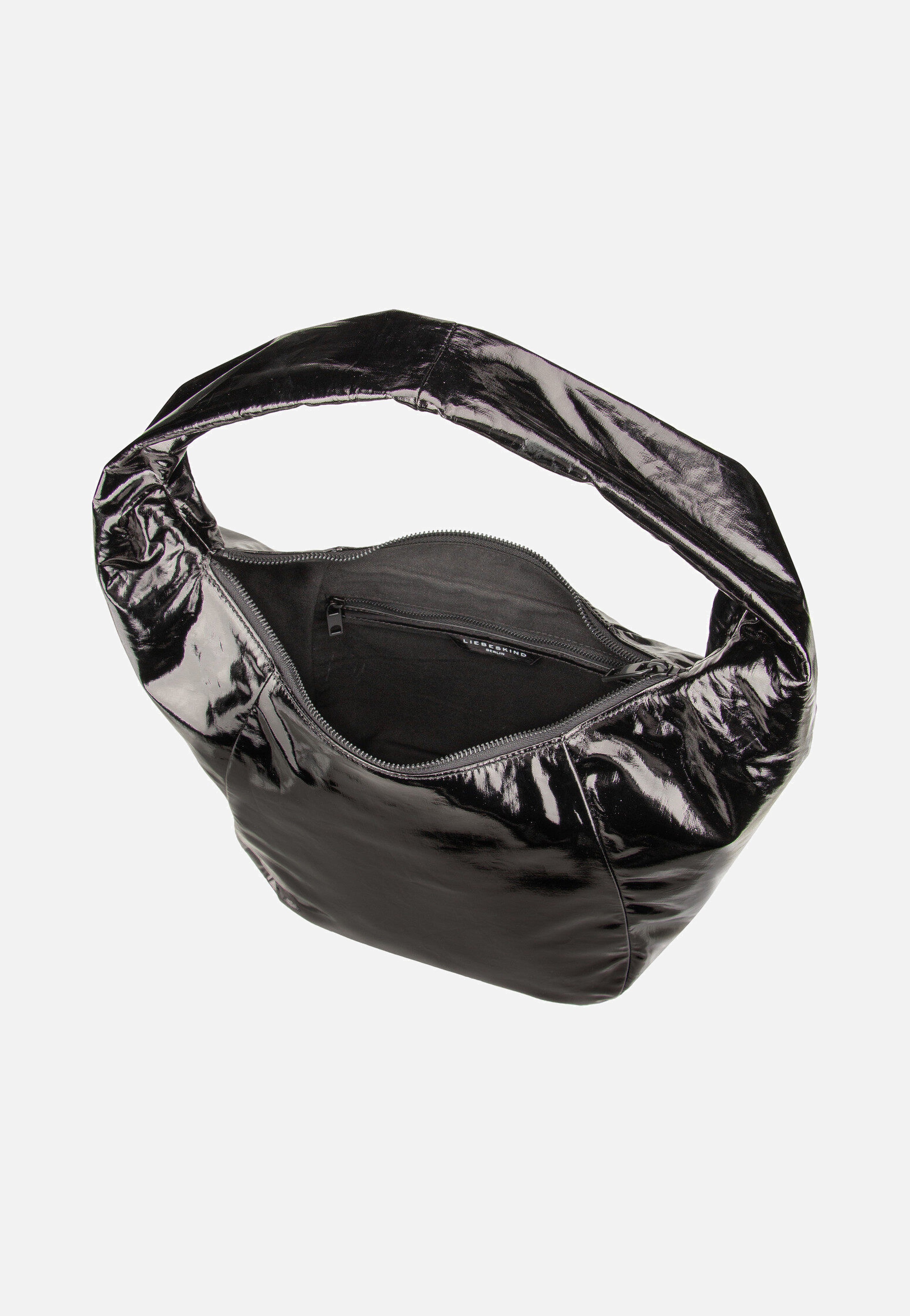 Liebeskind Berlin Ferrah M Rain Black Hobo Bag