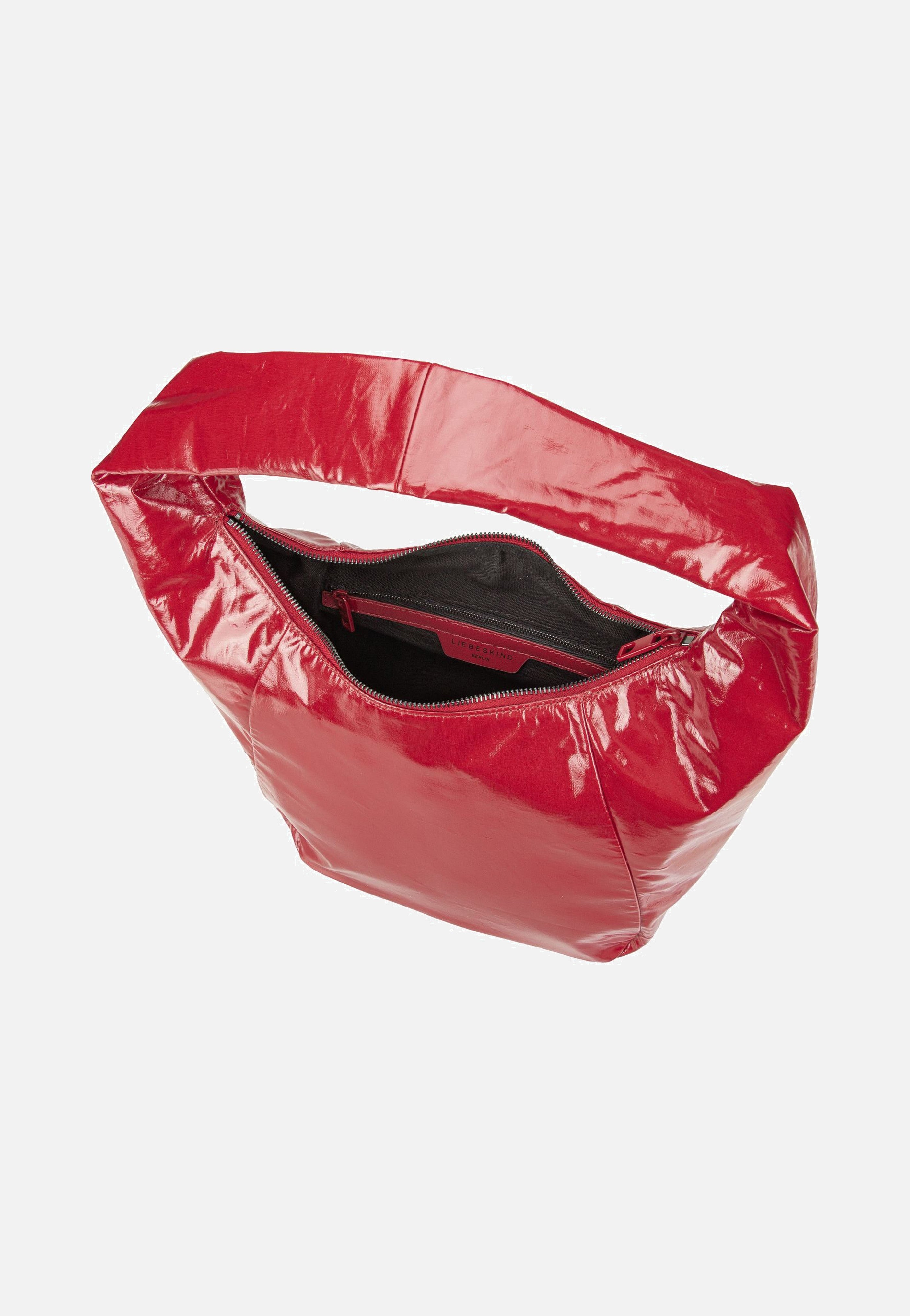 Liebeskind Berlin Ferrah M Rain True Red Hobo Bag