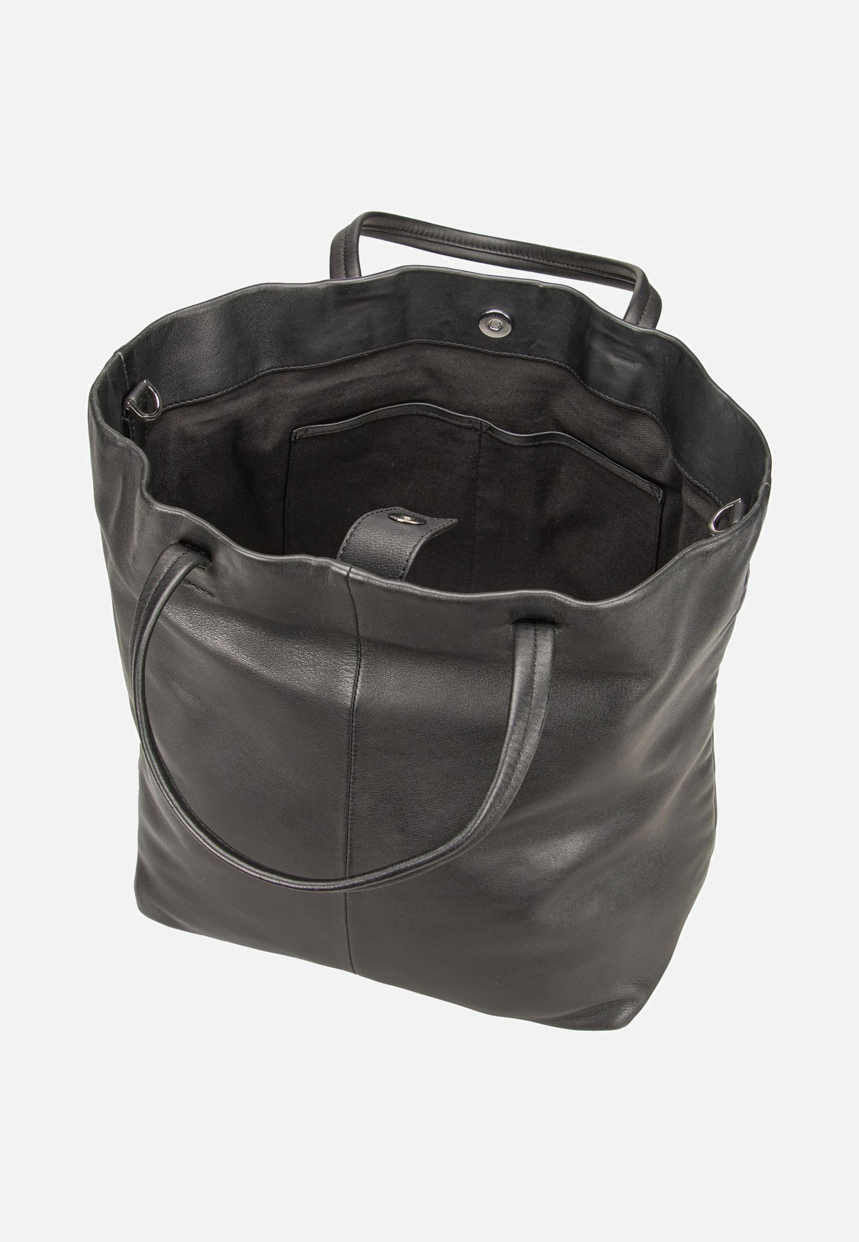 Liebeskind Berlin Hera L Sheep Natural Black Hobo Bag