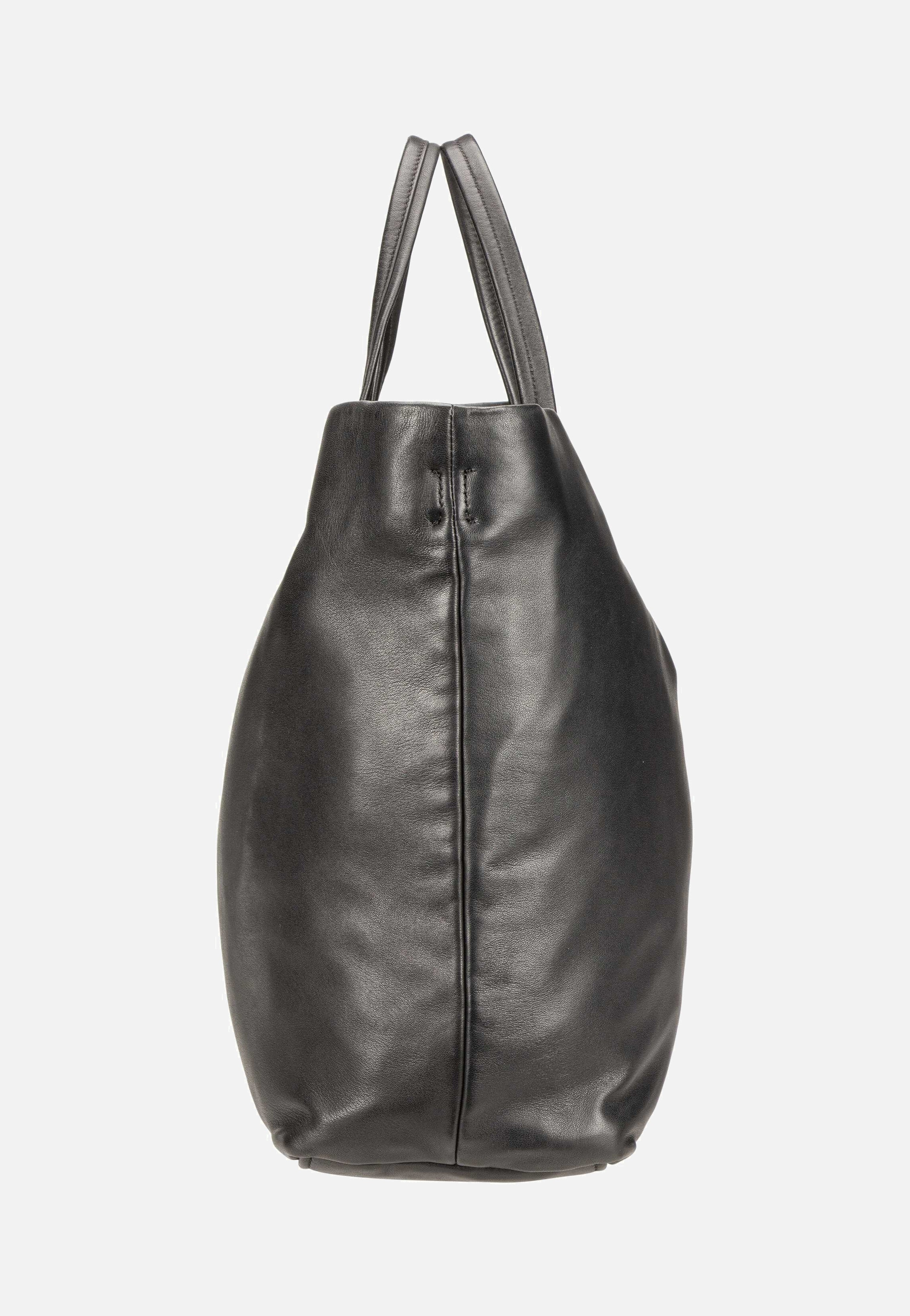 Liebeskind Berlin Hera L Sheep Natural Black Hobo Bag