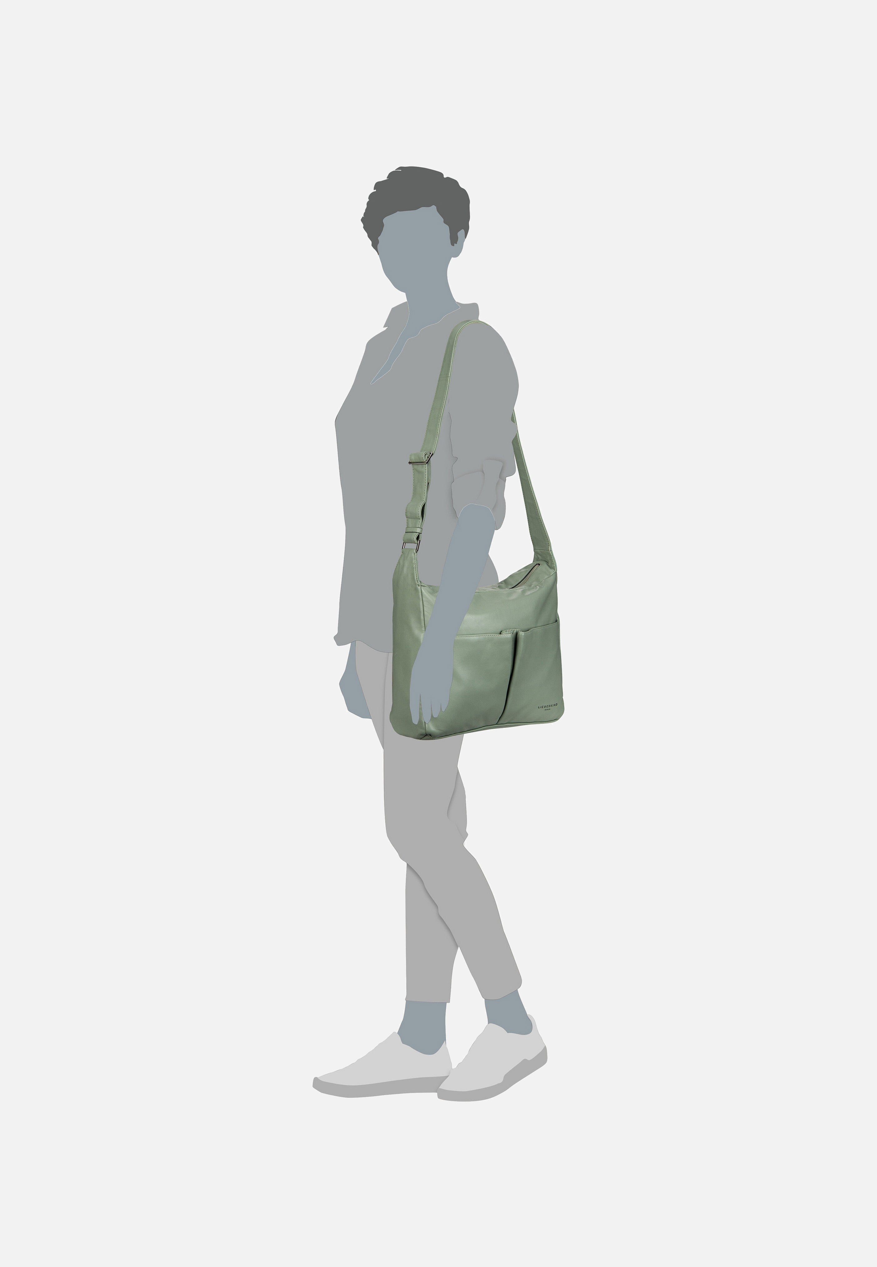 Liebeskind Berlin Hera M 2163131 Forest Green Umhängetasche