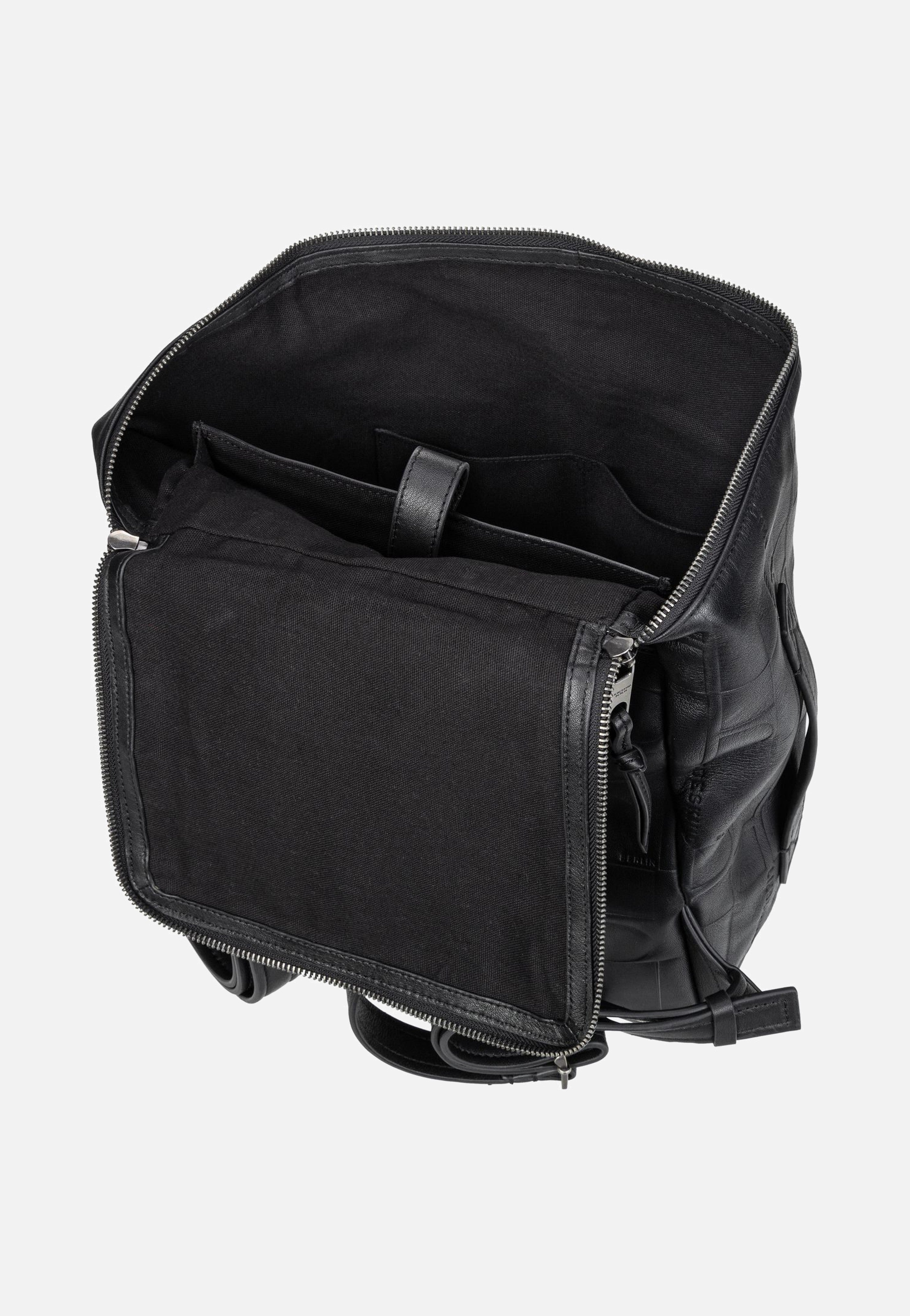 Liebeskind Berlin Hera Monogramm 2159974 Black Rucksack