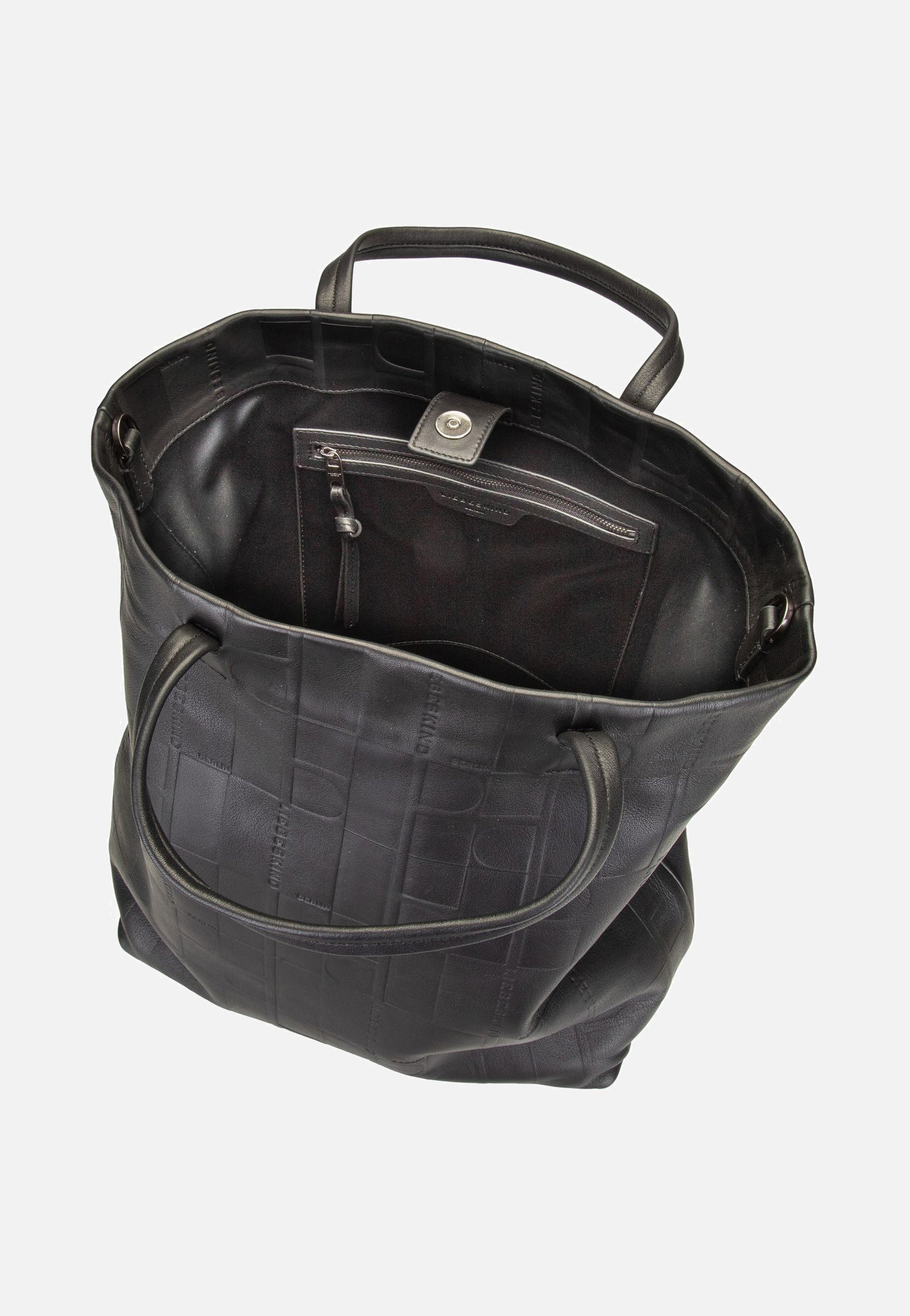 Liebeskind Berlin Hera Monogramm 2159976 Black Tote Bag