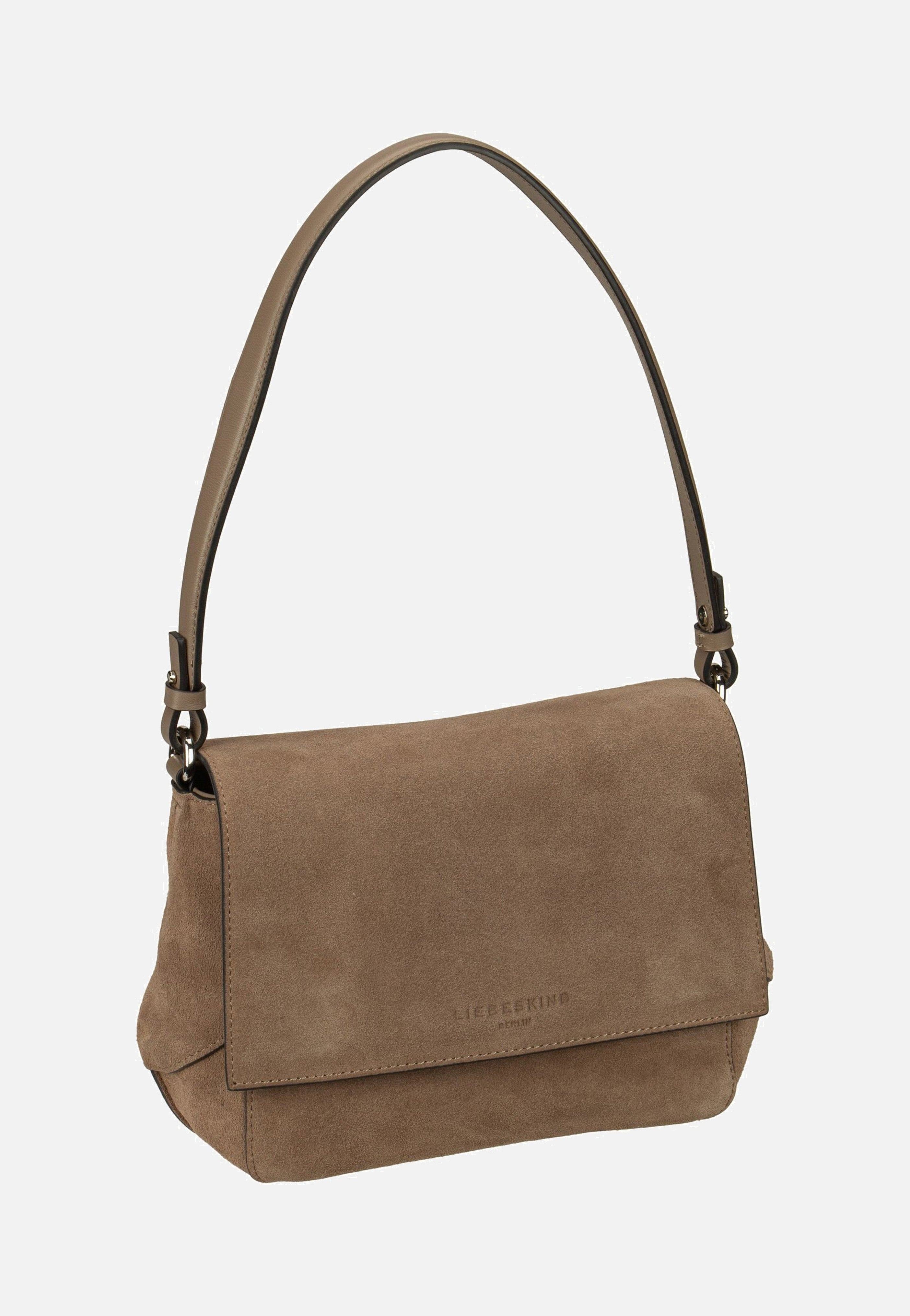 Liebeskind Berlin Lilly CB M Suede Neutral Gray Schultertasche