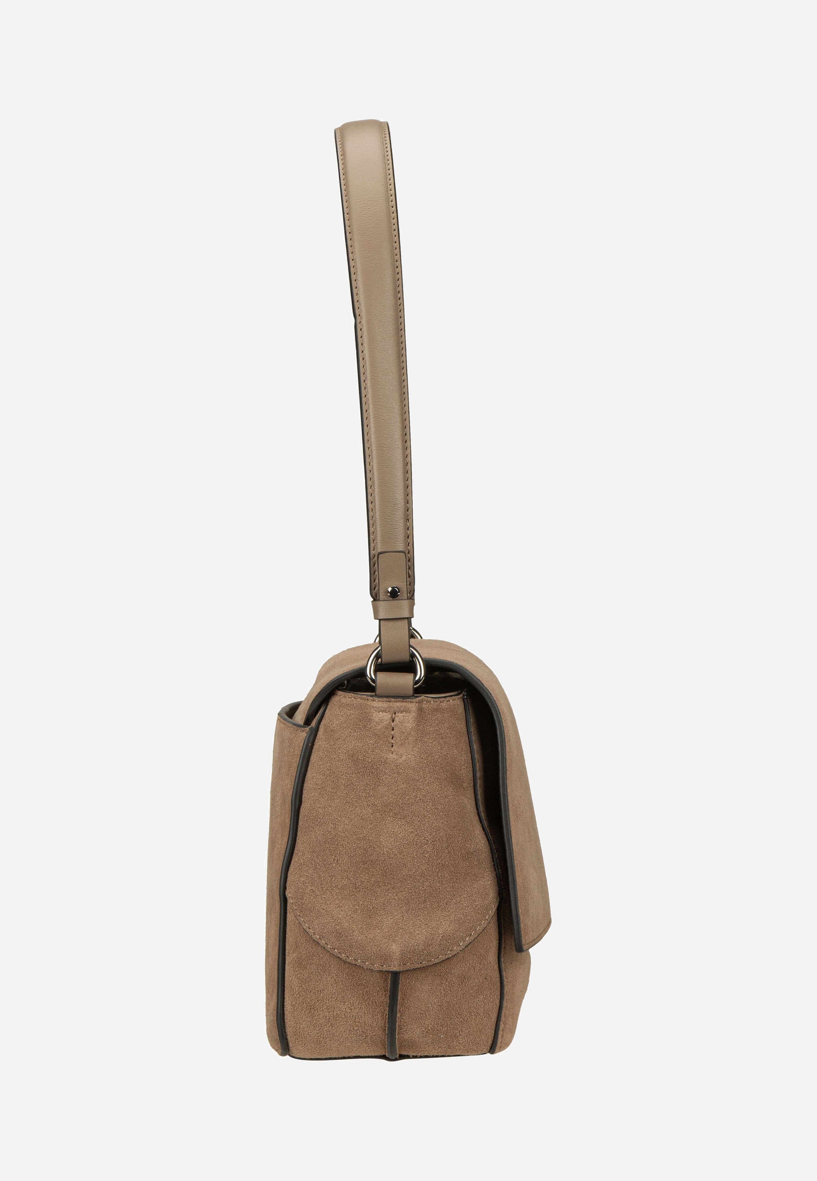 Liebeskind Berlin Lilly CB M Suede Neutral Gray Schultertasche