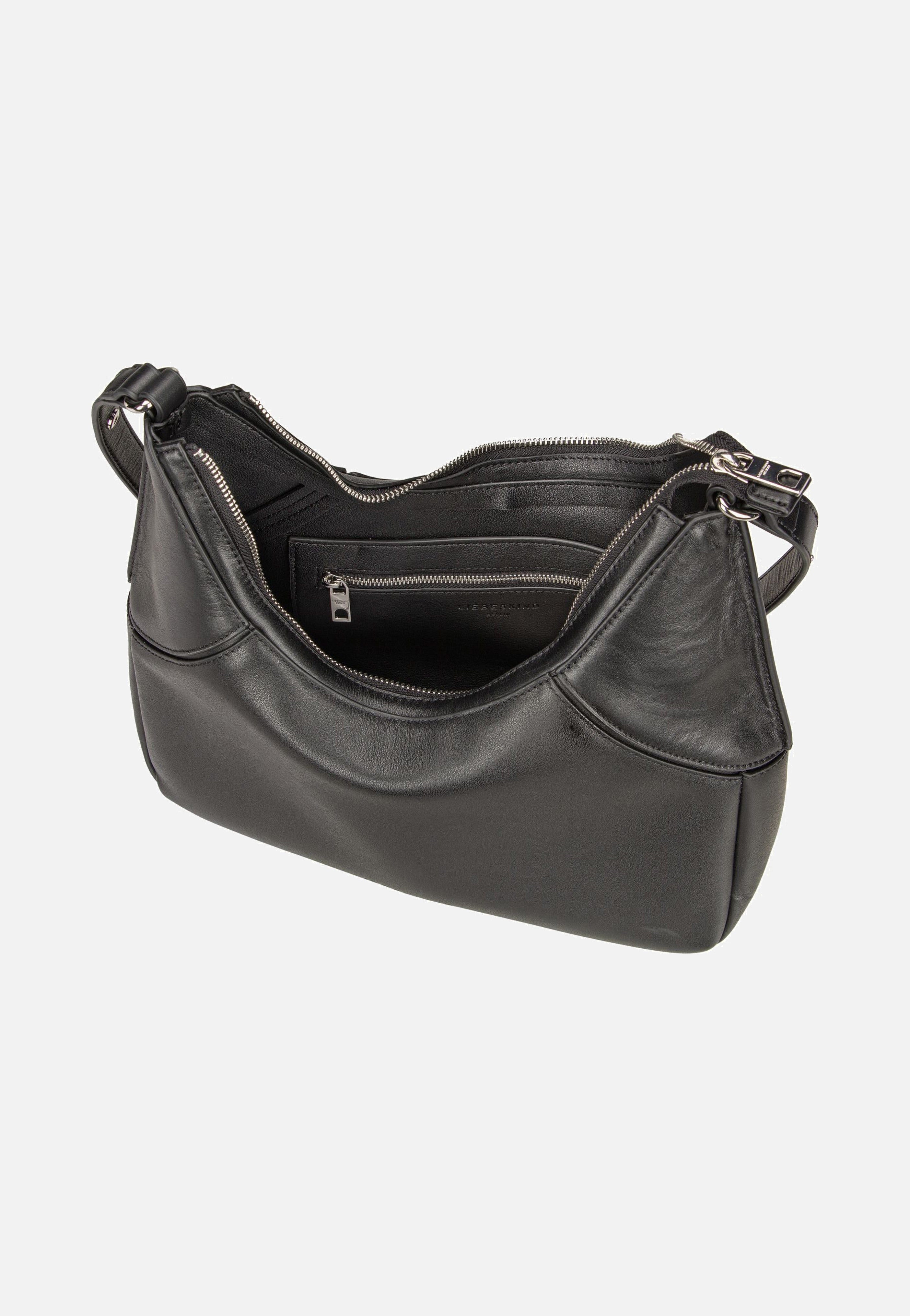 Liebeskind Berlin Lilly S Soft Nappa Black Hobo Bag