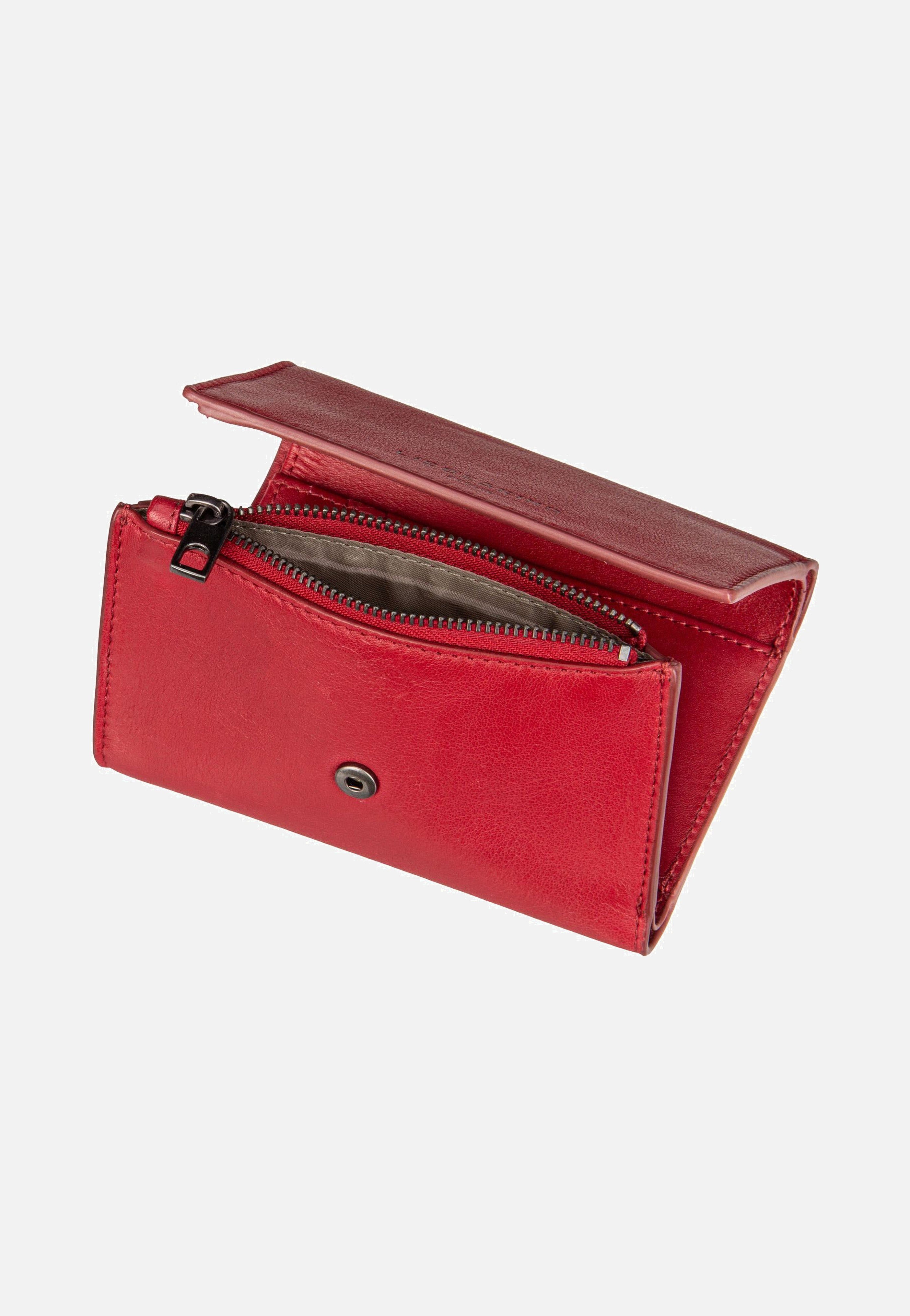 Liebeskind Berlin Linn M Sheep Natural True Red Portemonnaie