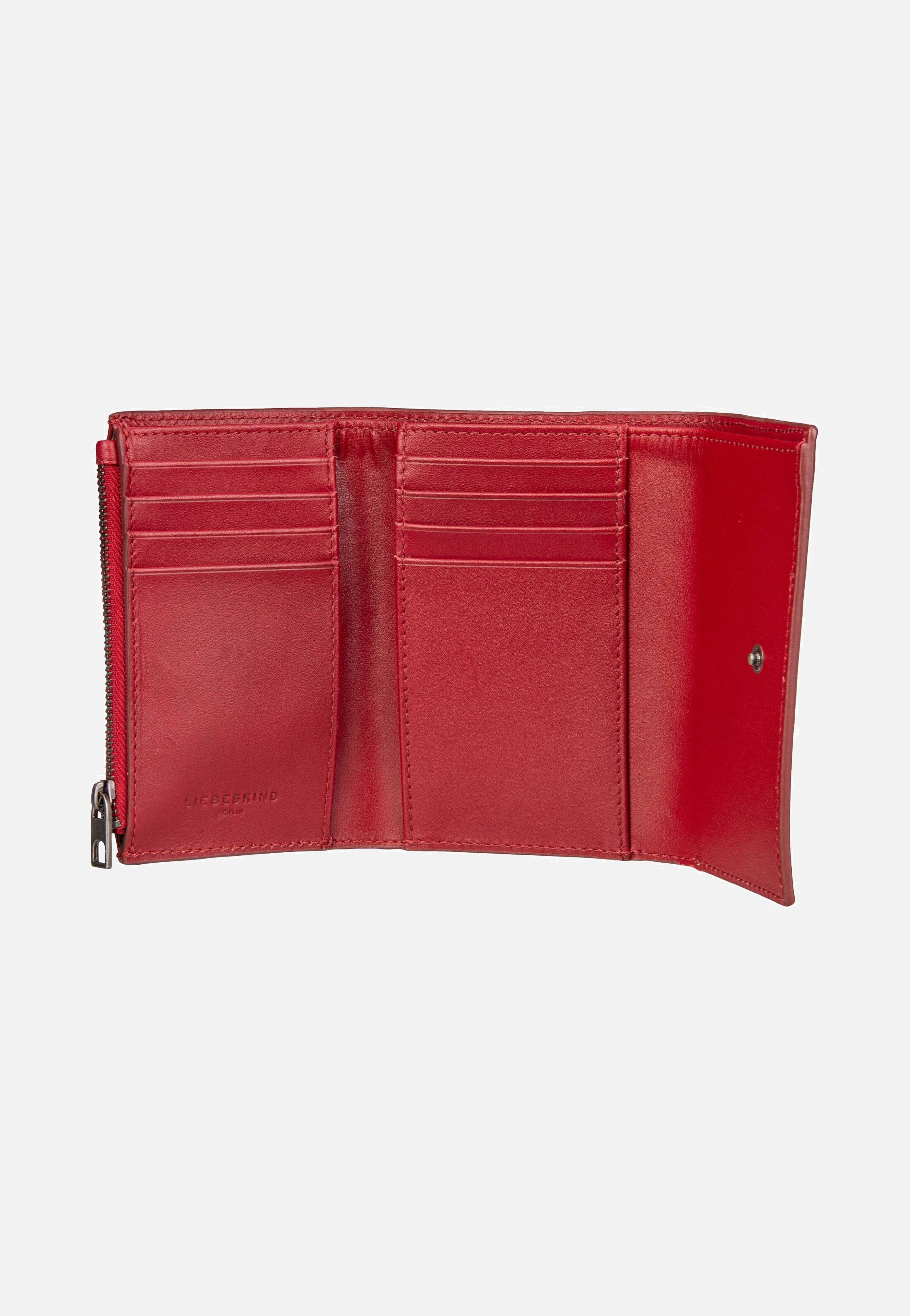 Liebeskind Berlin Linn M Sheep Natural True Red Portemonnaie