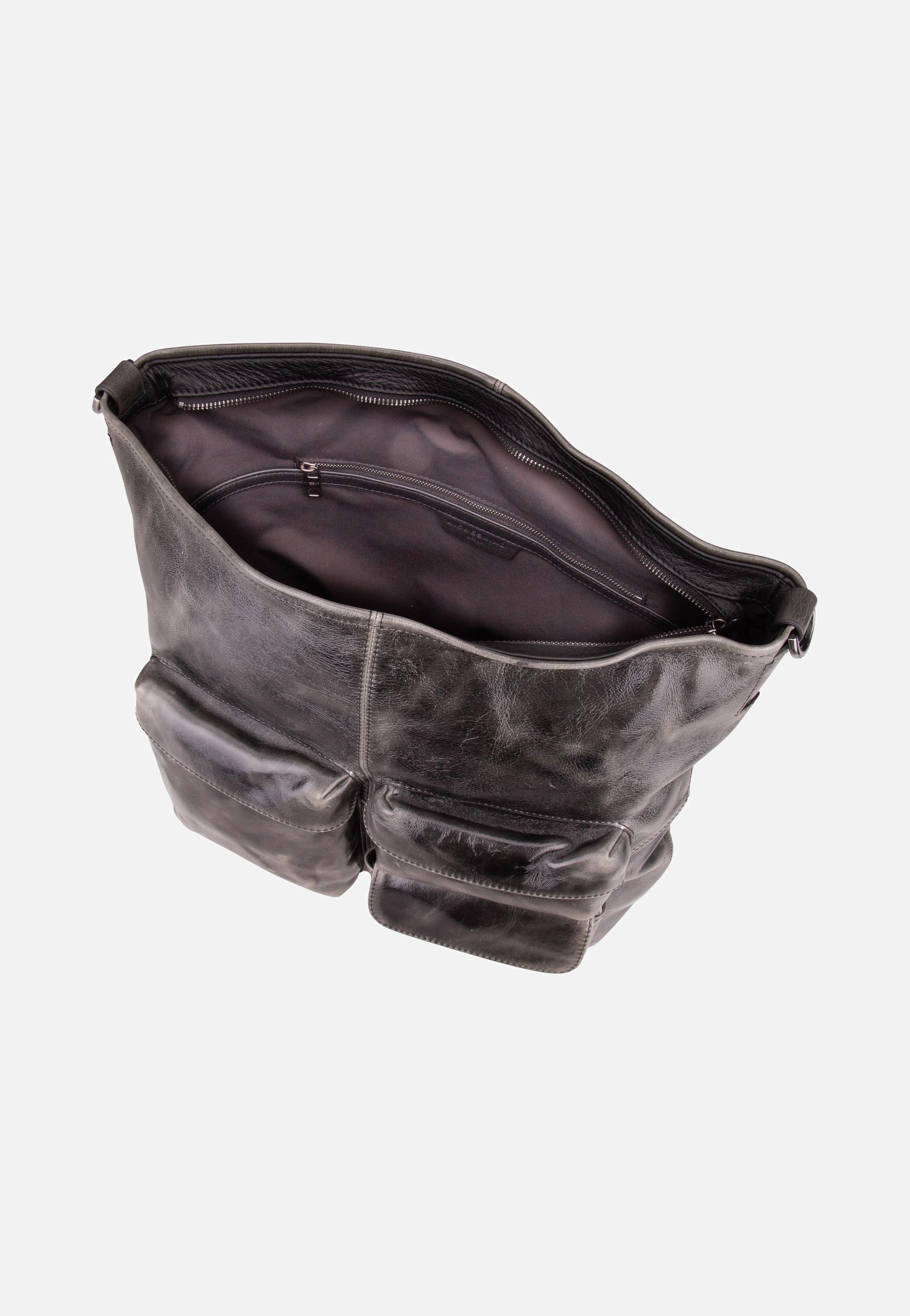Liebeskind Berlin LK 204 Archive Lack M 2165295 Dark Stone Hobo Bag