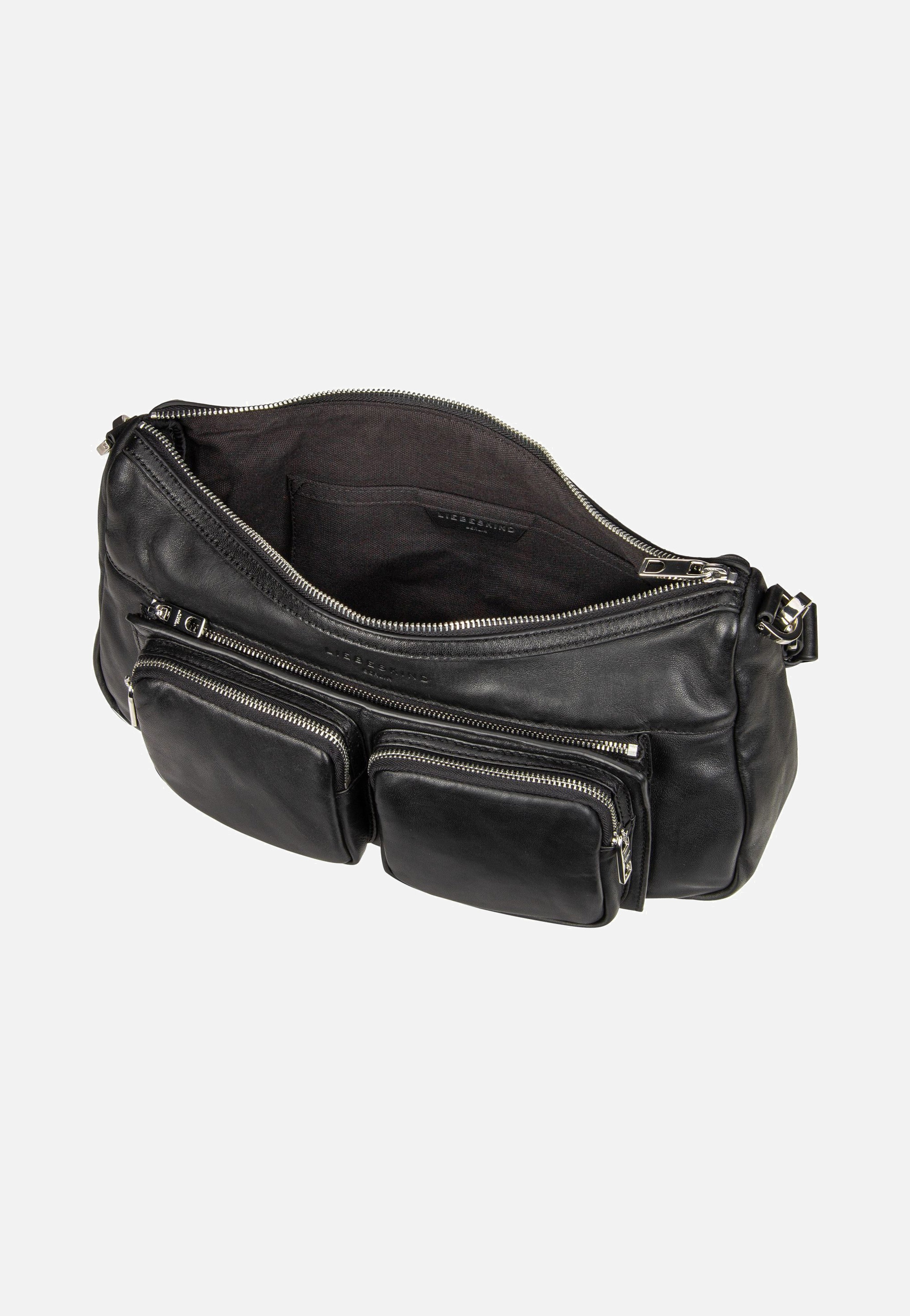 Liebeskind Berlin Maia M Sheep Natural Black Schultertasche