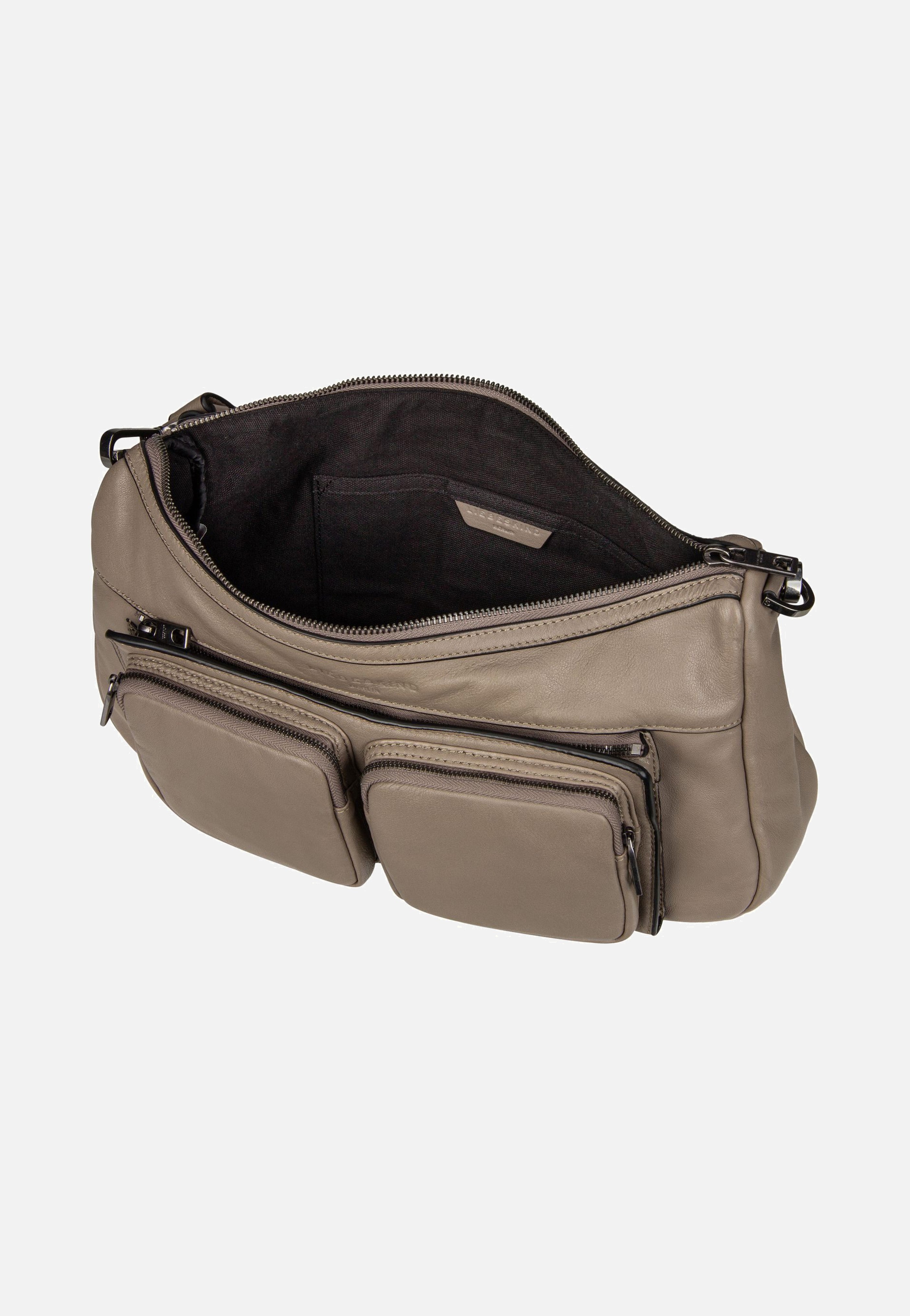 Liebeskind Berlin Maia M Sheep Natural Neutral Gray Schultertasche