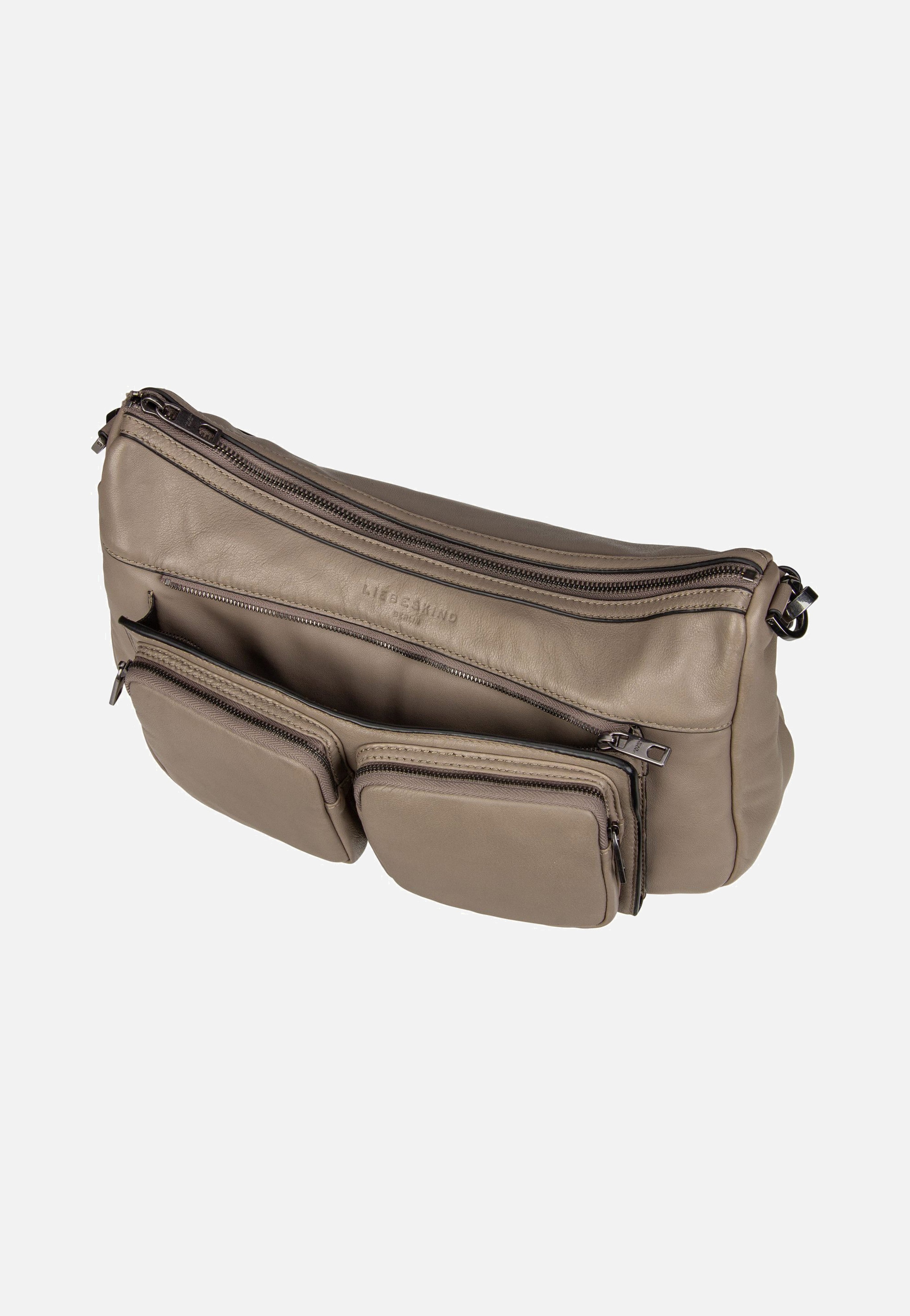 Liebeskind Berlin Maia M Sheep Natural Neutral Gray Schultertasche
