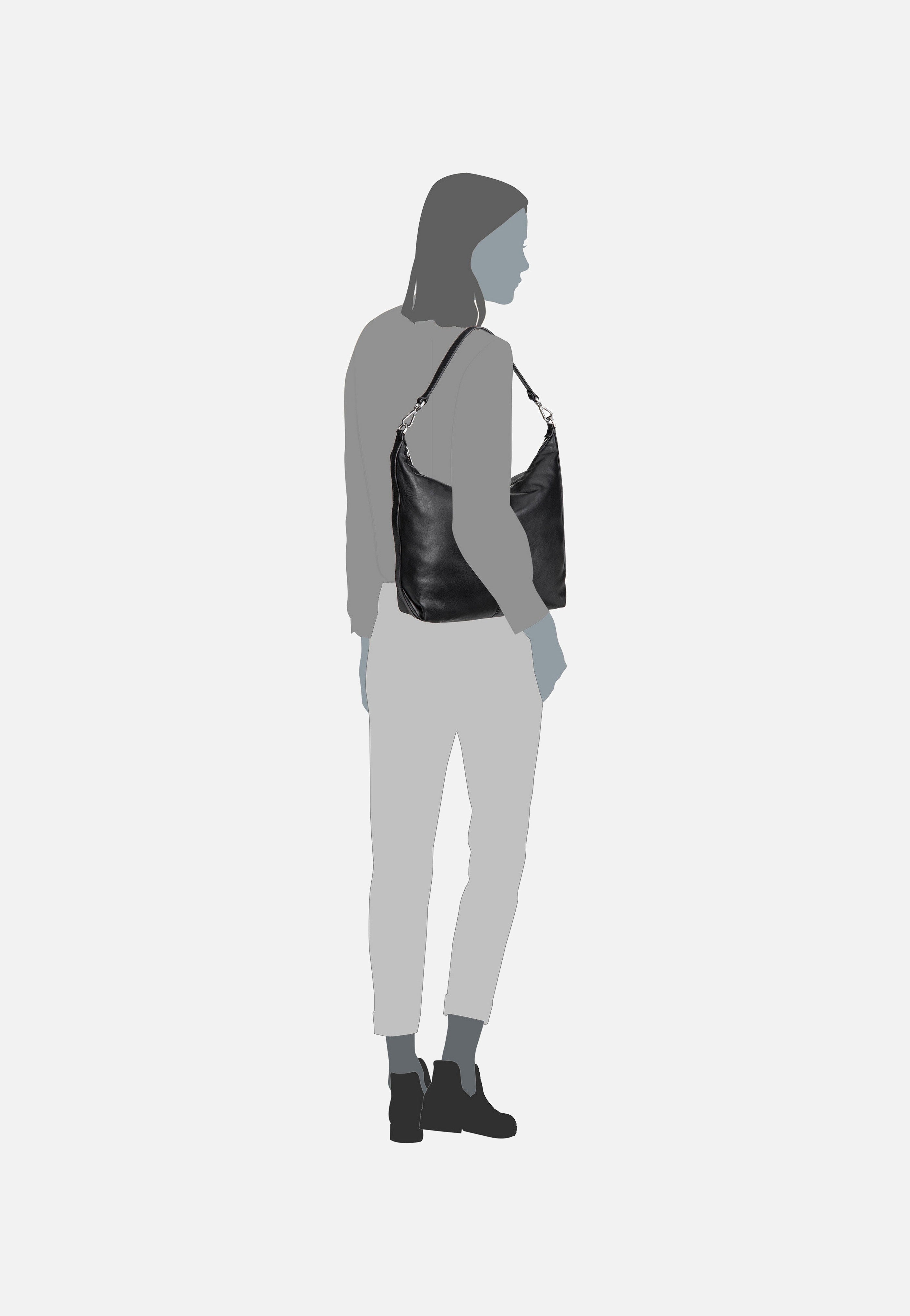 Liebeskind Berlin Paris M 2163674 Black Hobo Bag