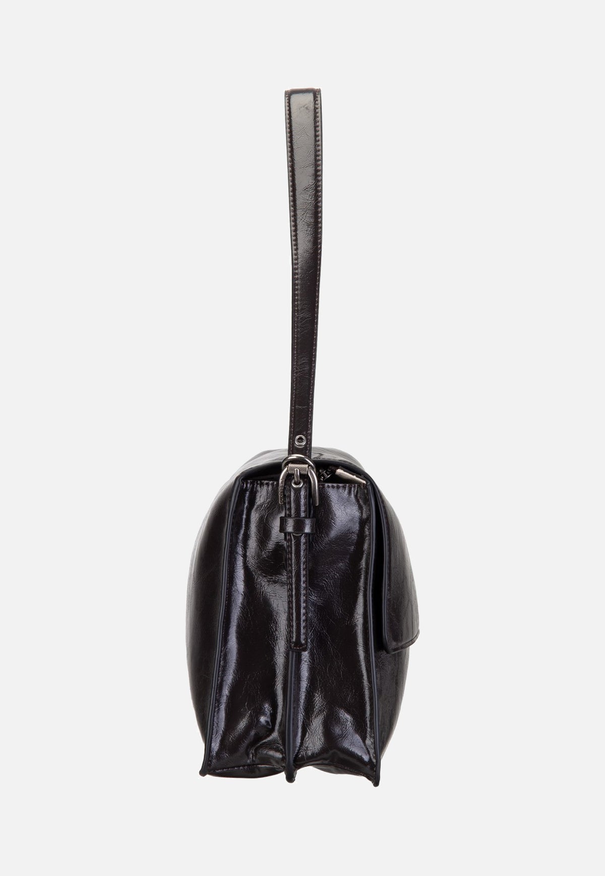 Liebeskind Berlin Audrey M Lack Distressed Deep Soil  Shoulder Bag