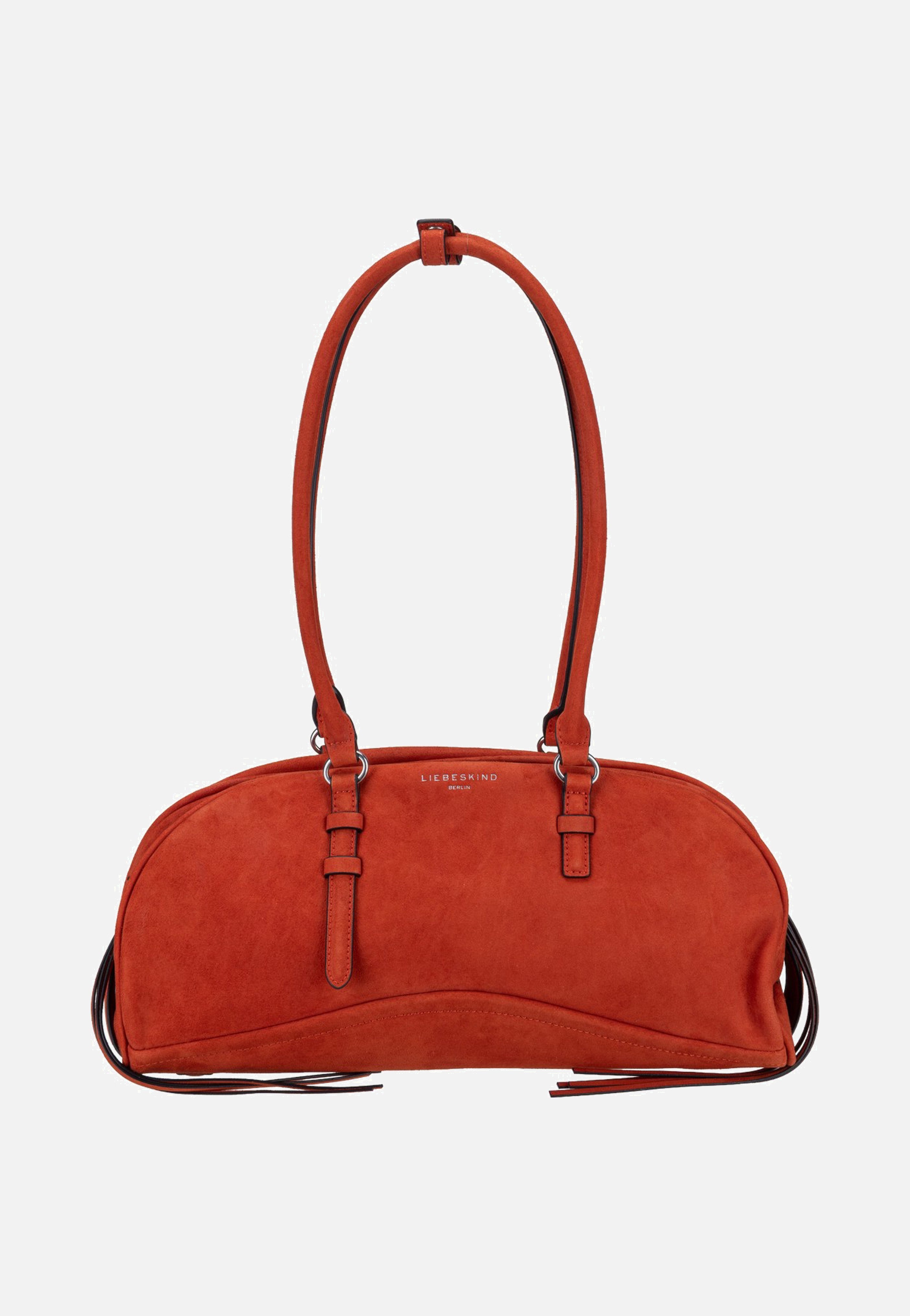 Liebeskind Berlin Capri Satchel M Suede Red Rock Satchel