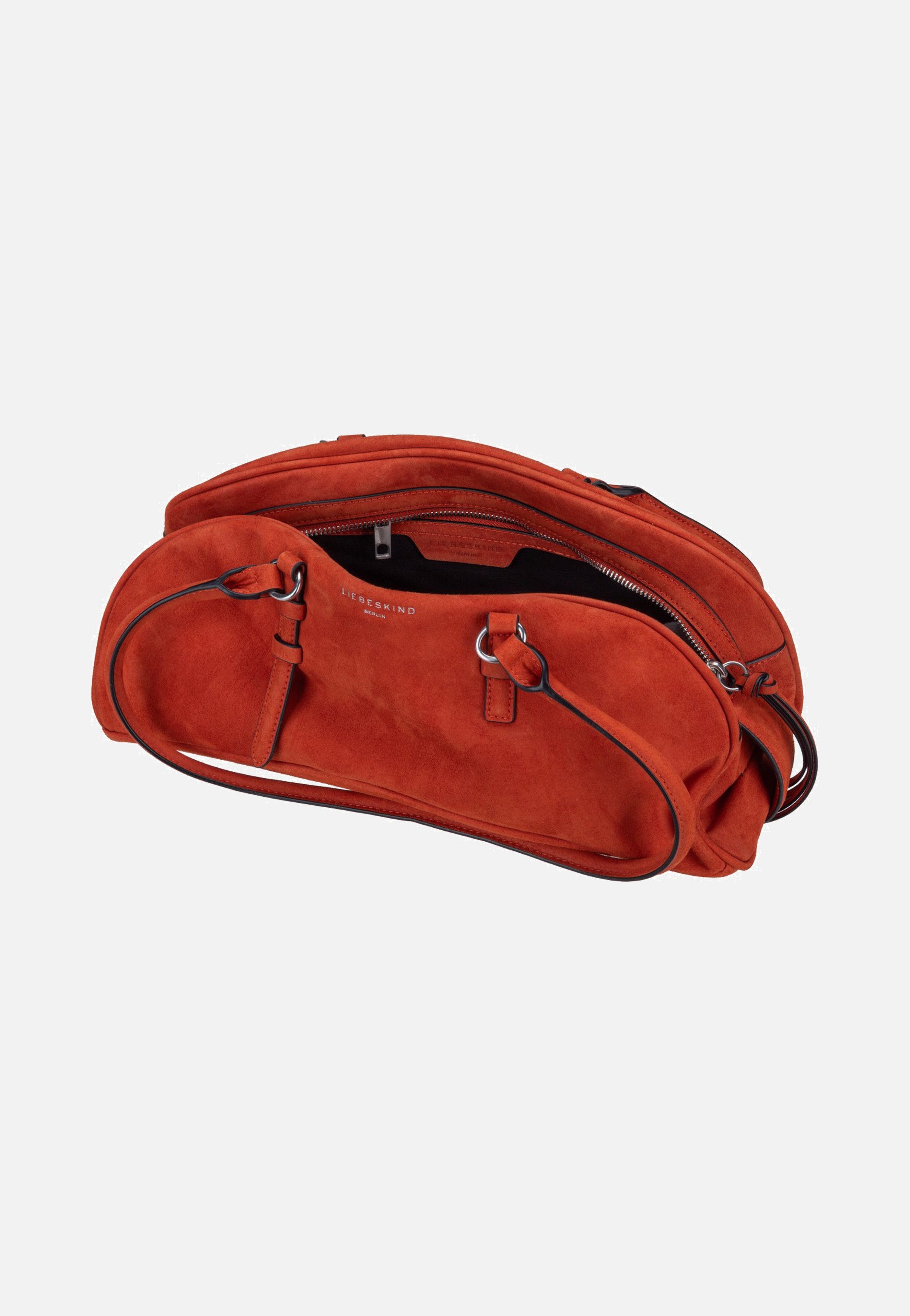 Liebeskind Berlin Capri Satchel M Suede Red Rock Satchel