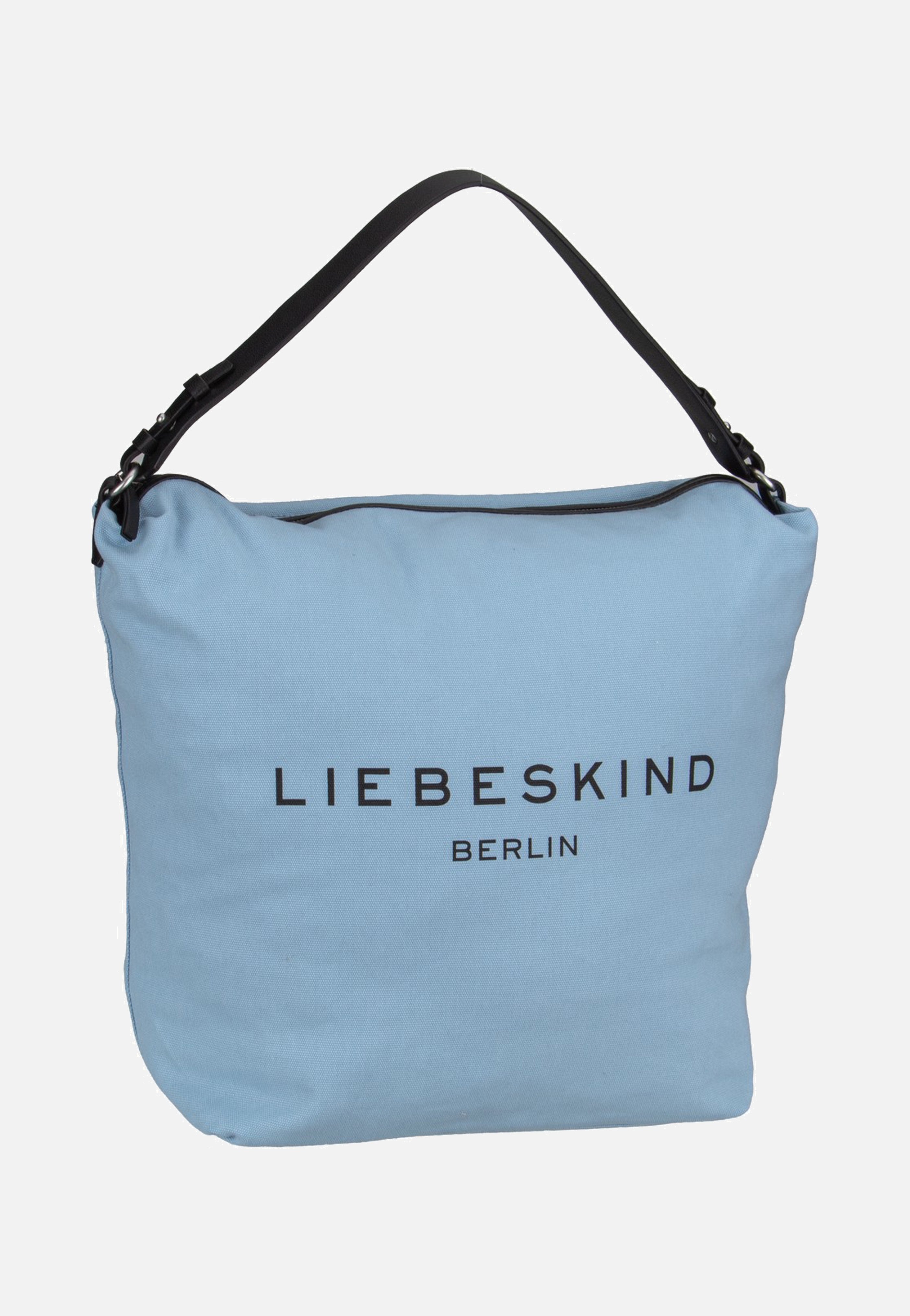 Liebeskind Berlin Clea Hobo L Canvas Blue Denim Hobo Bag