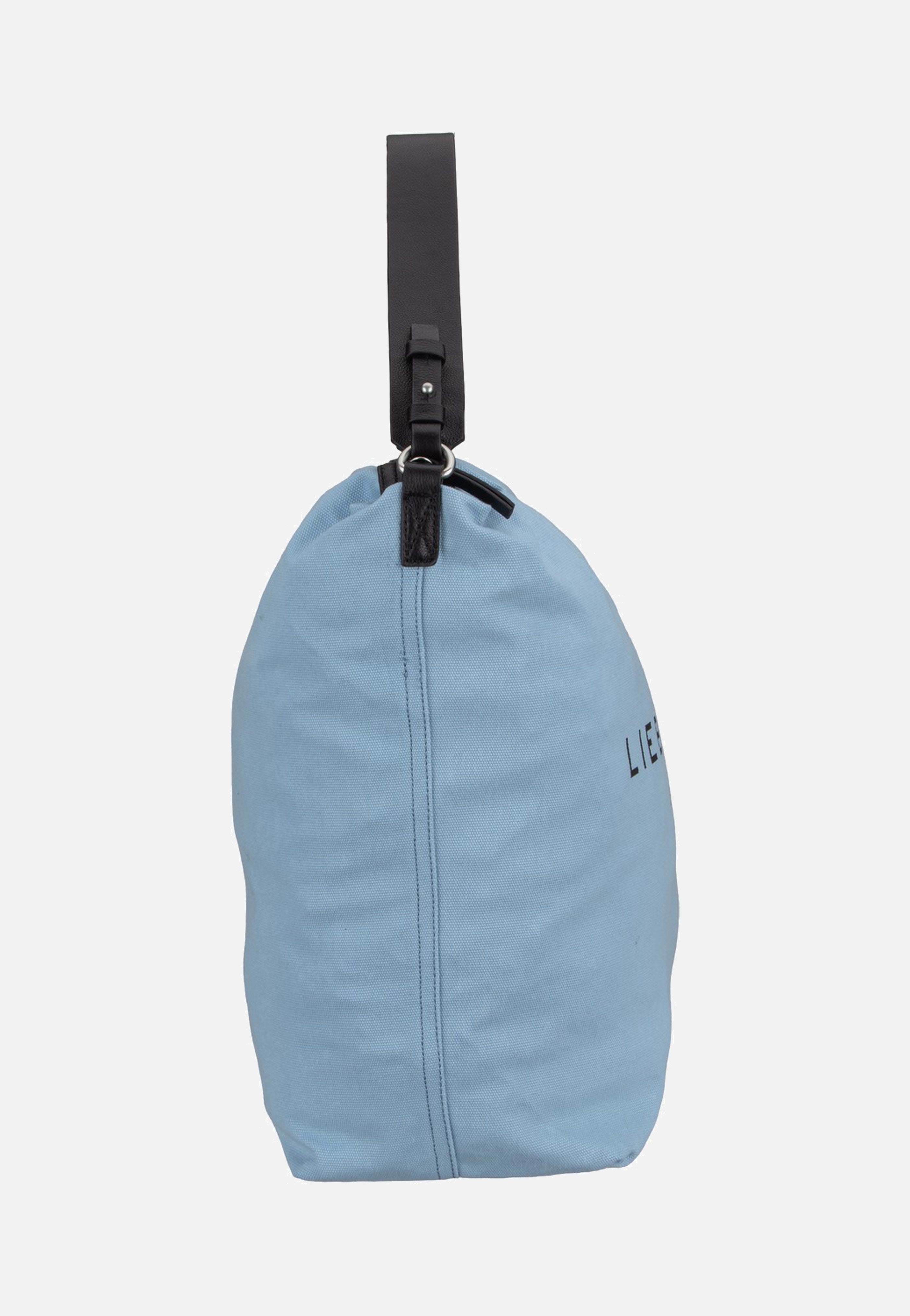 Liebeskind Berlin Clea Hobo L Canvas Blue Denim Hobo Bag