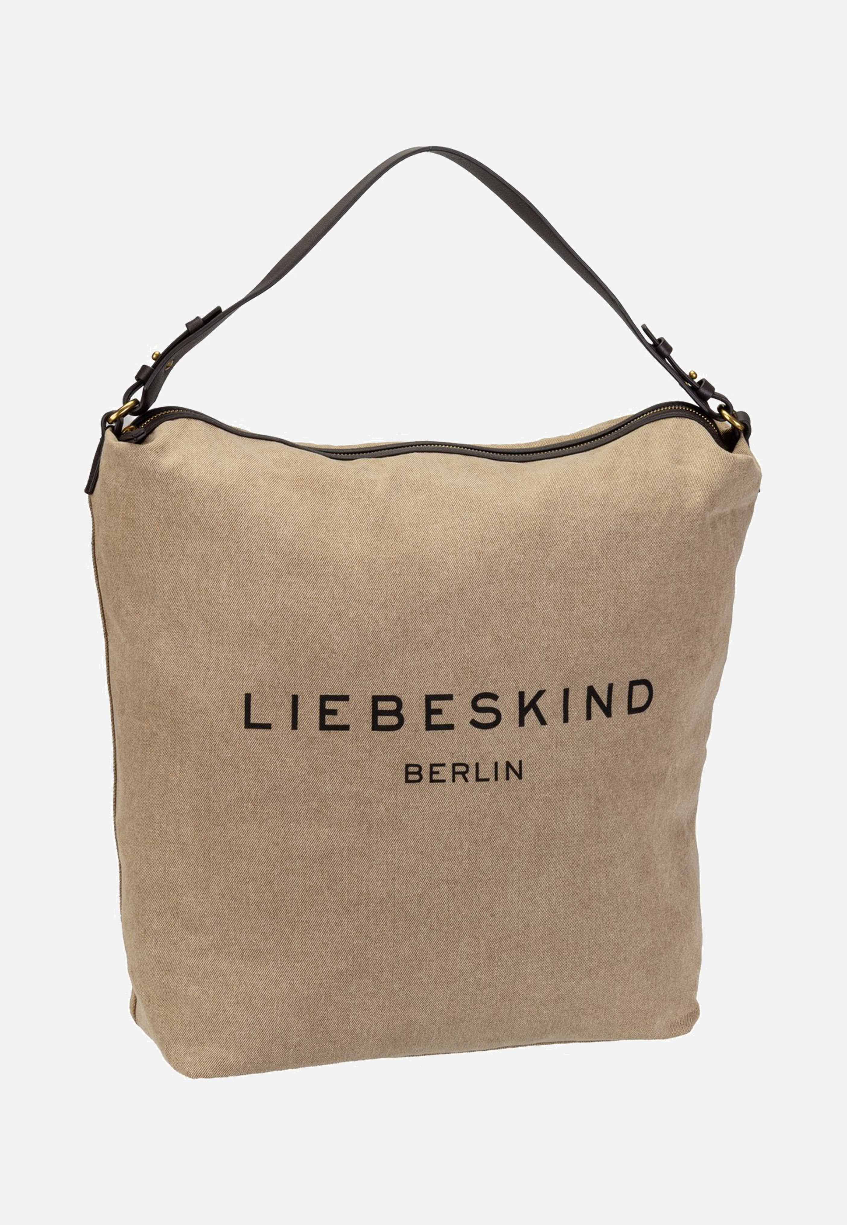 Liebeskind Berlin Clea Hobo L Denim Beige Hobo Bag