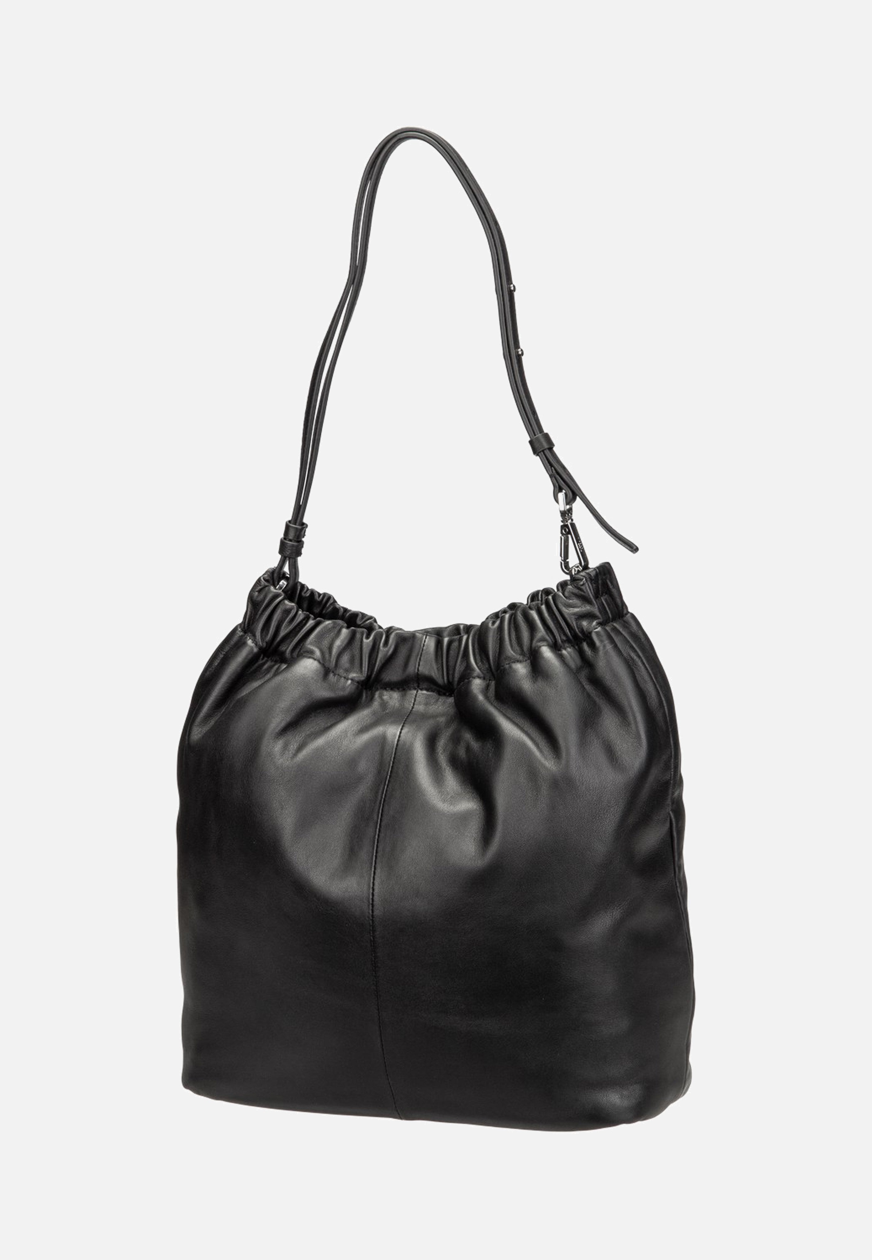 Liebeskind Berlin Cloud II Hobo M Sheep Natural Black Hobo Bag