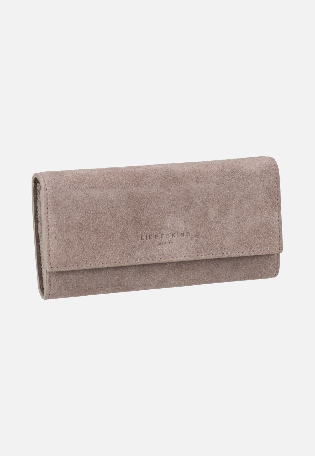 Liebeskind Berlin Cora L Suede Neutral Grey Portemonnaie