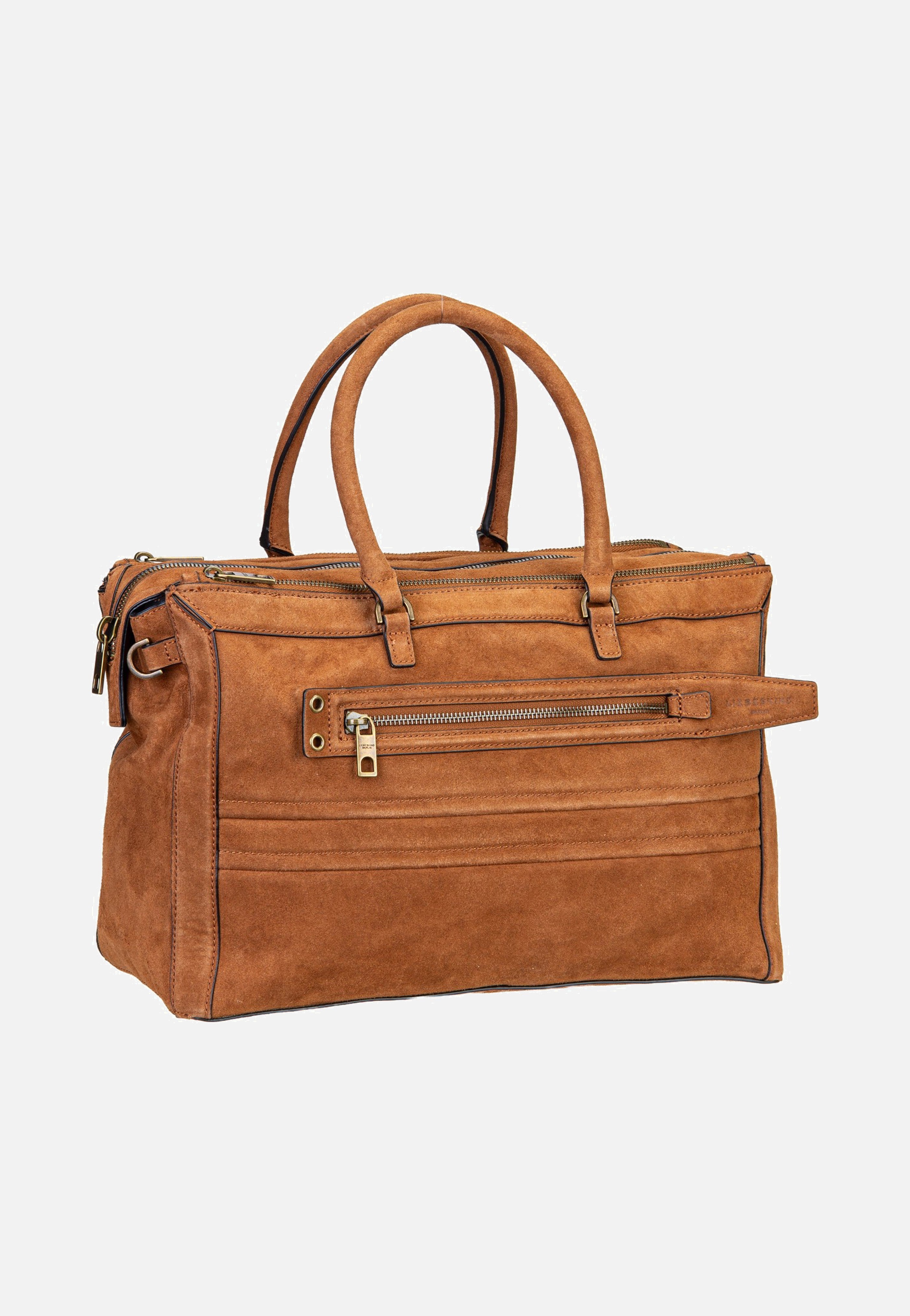 Liebeskind Berlin Delia Satchel M Suede Brown Satchel