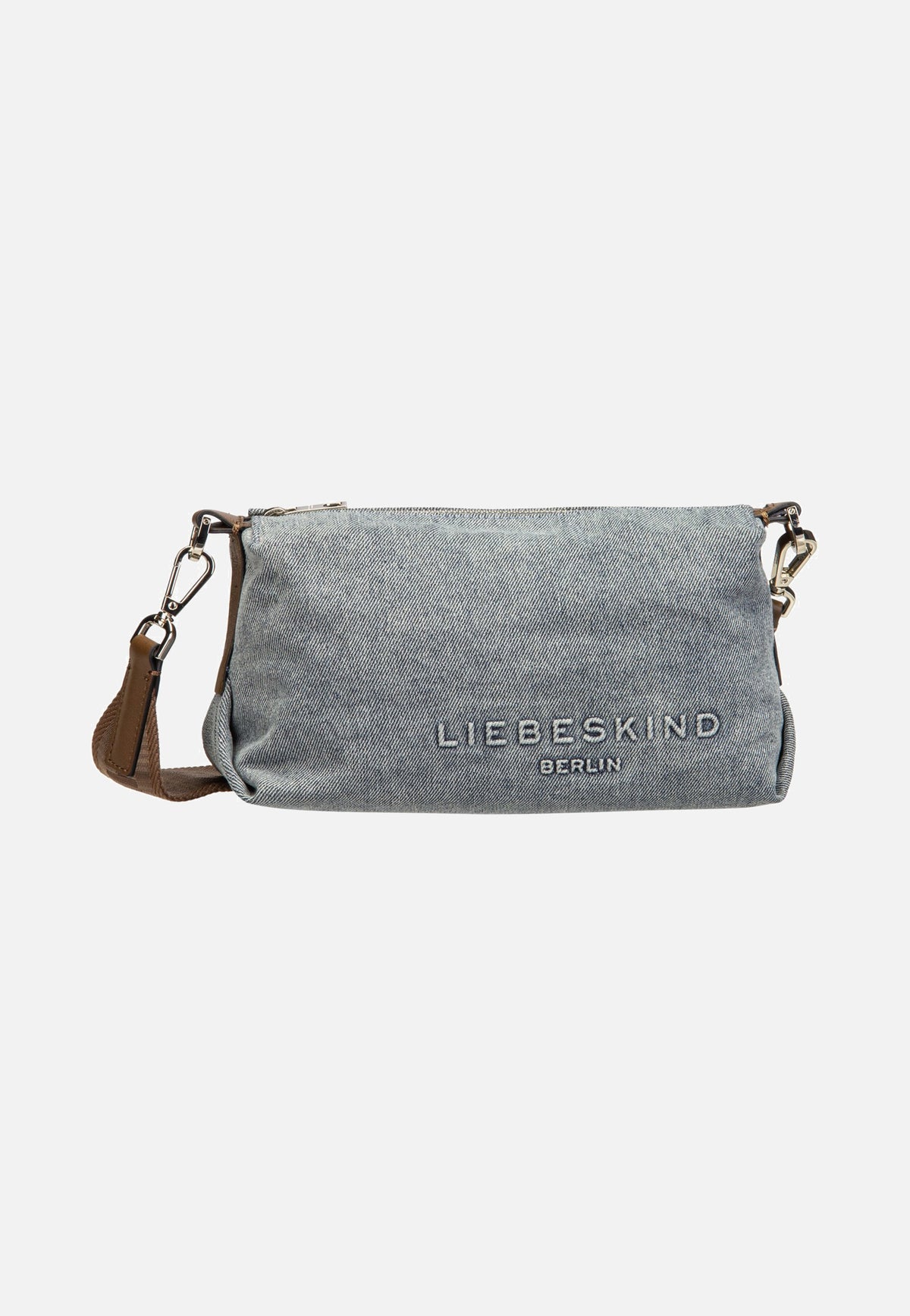 Liebeskind Berlin Elvia Crossbody S Denim Blue Denim Crossbody Bag