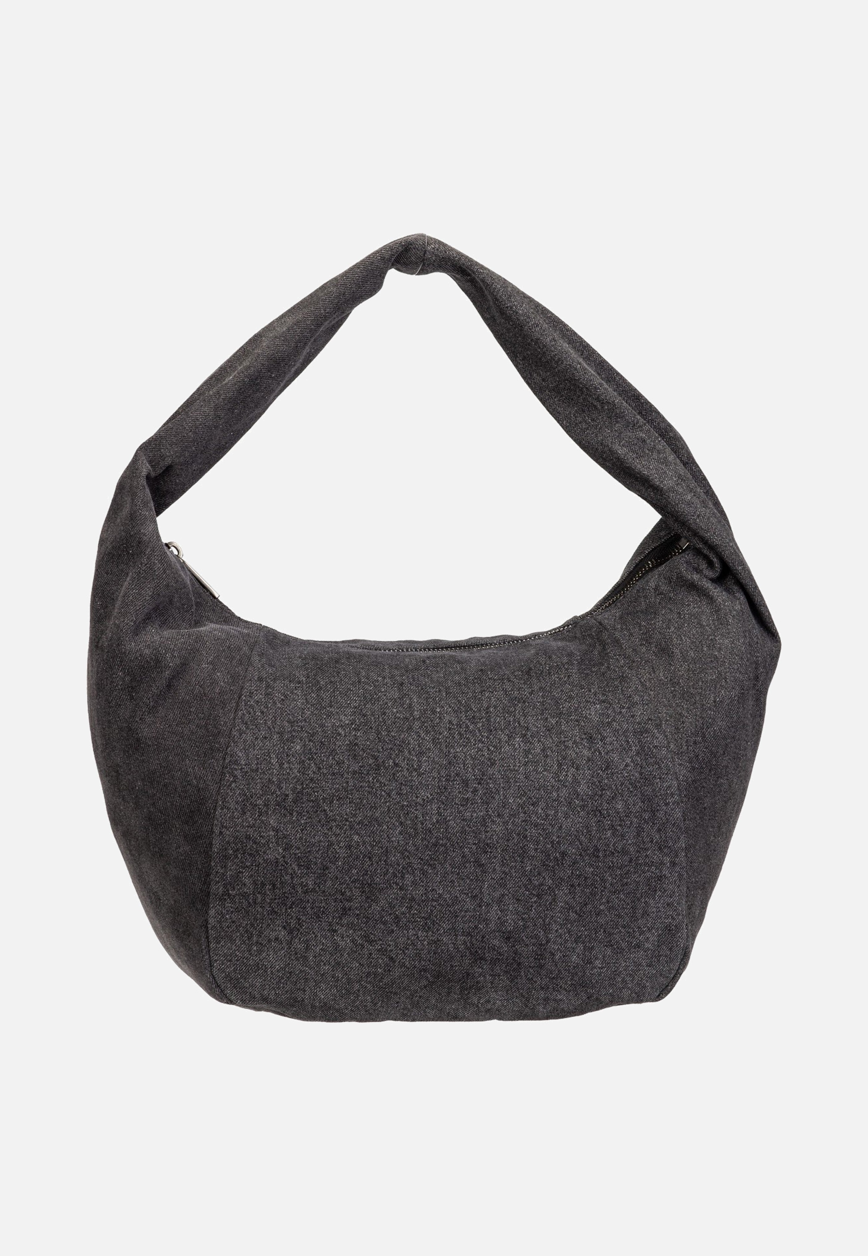 Liebeskind Berlin Farrah Hobo M Denim Black Hobo Bag