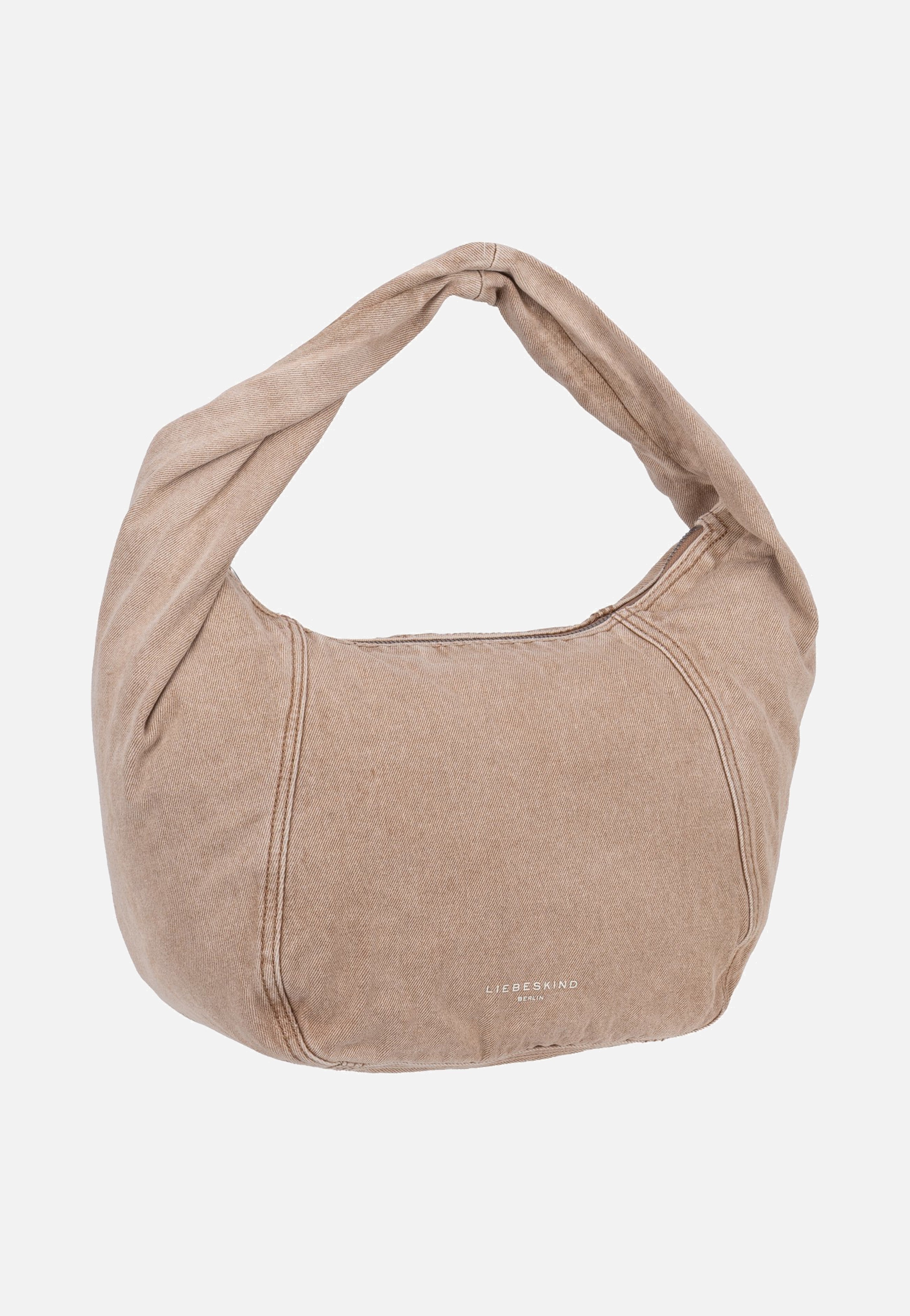 Liebeskind Berlin Farrah II Hobo M Denim Beige Hobo Bag