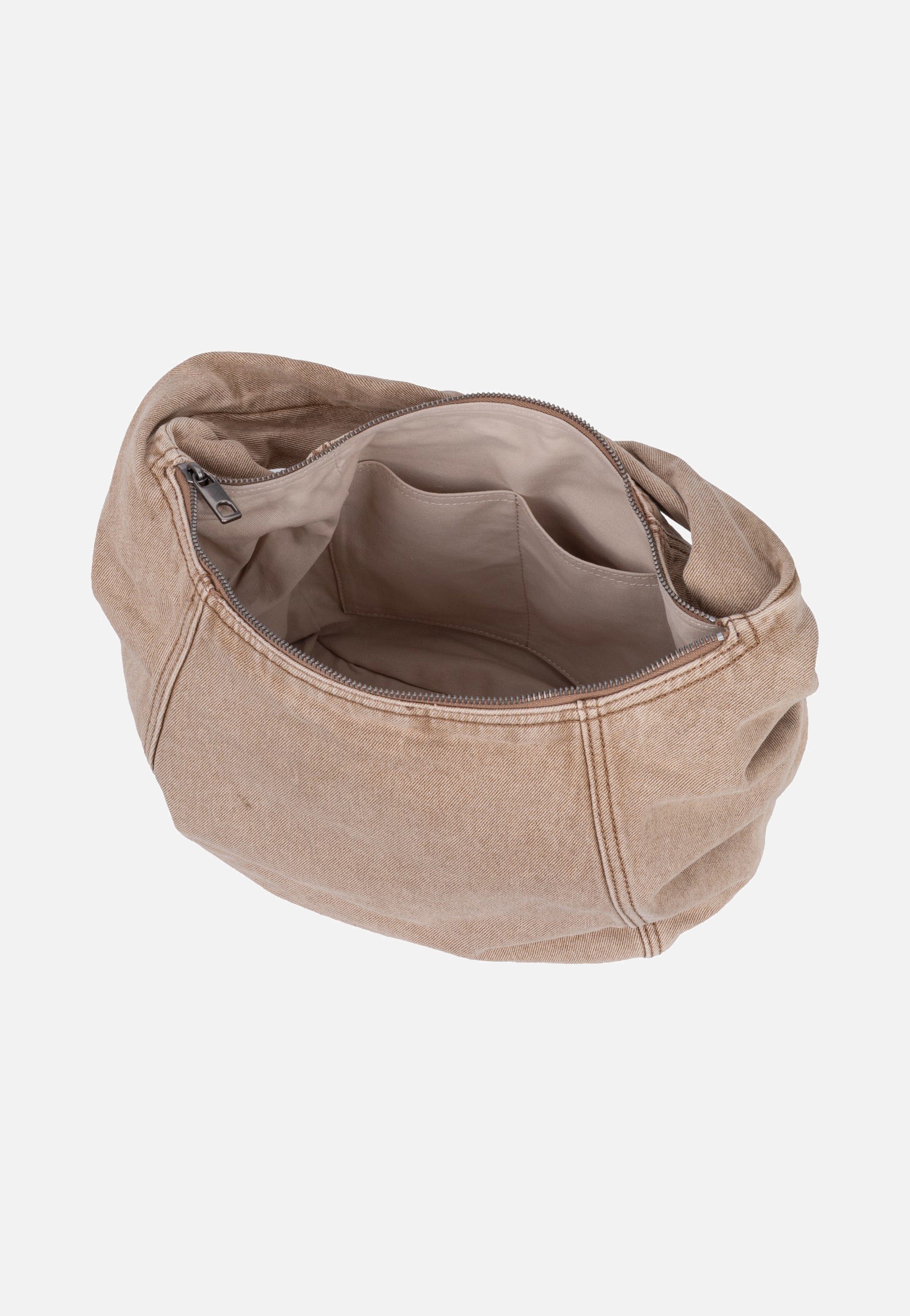 Liebeskind Berlin Farrah II Hobo M Denim Beige Hobo Bag