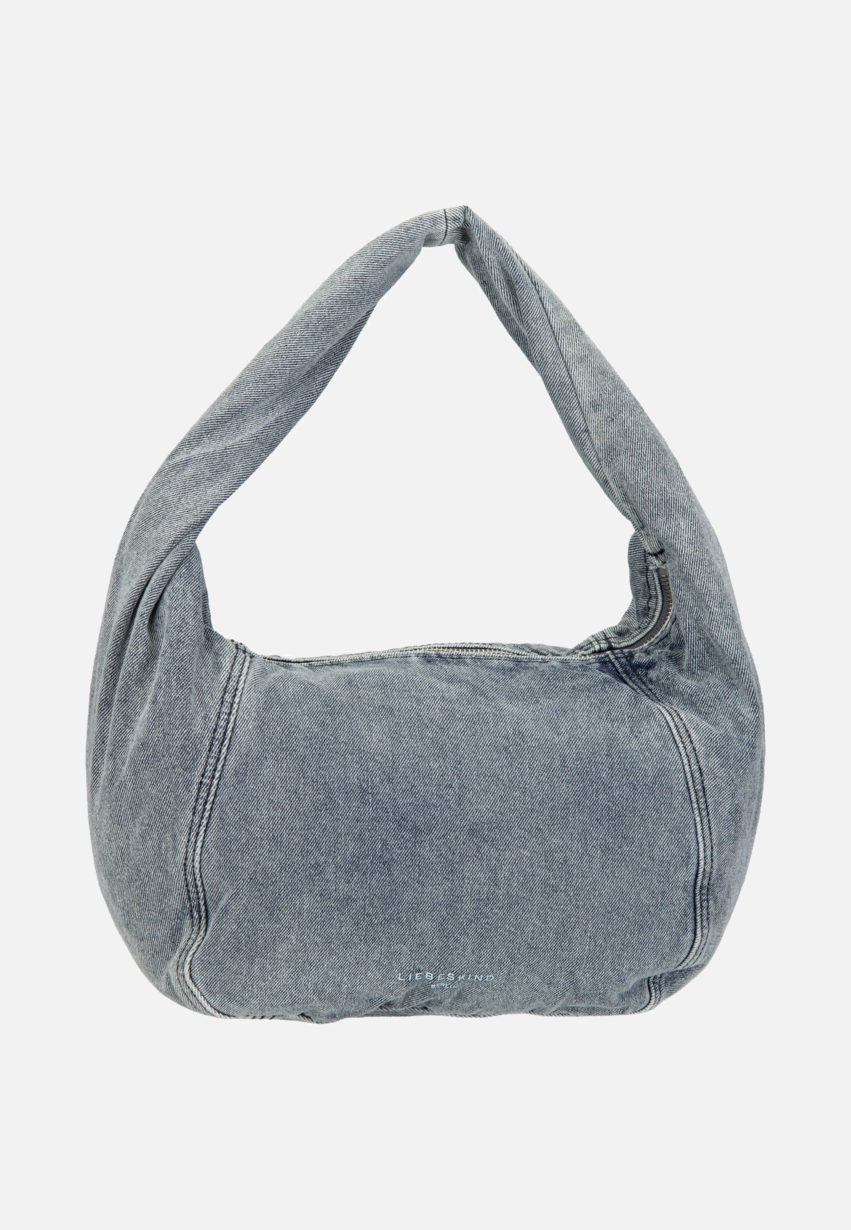 Liebeskind Berlin Farrah II Hobo M Denim Blue Denim Hobo Bag