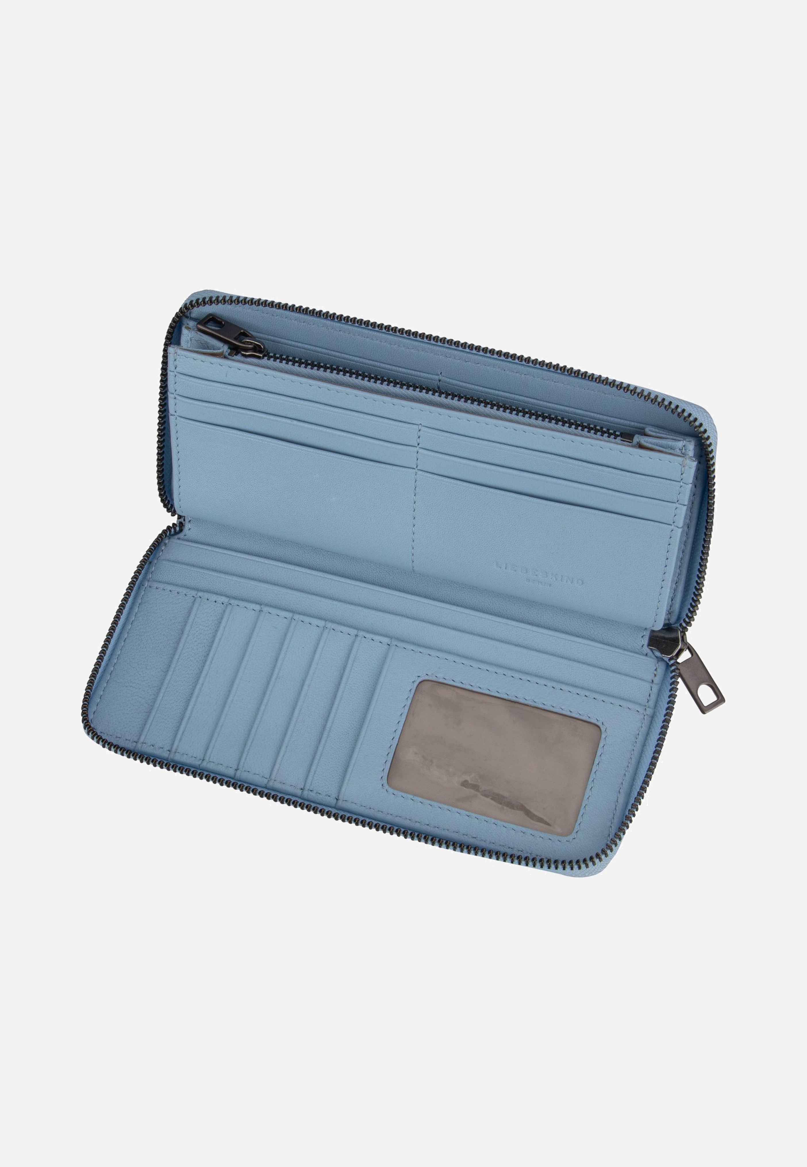 Liebeskind Berlin Gigi Small Pebble Blue Denim Portemonnaie