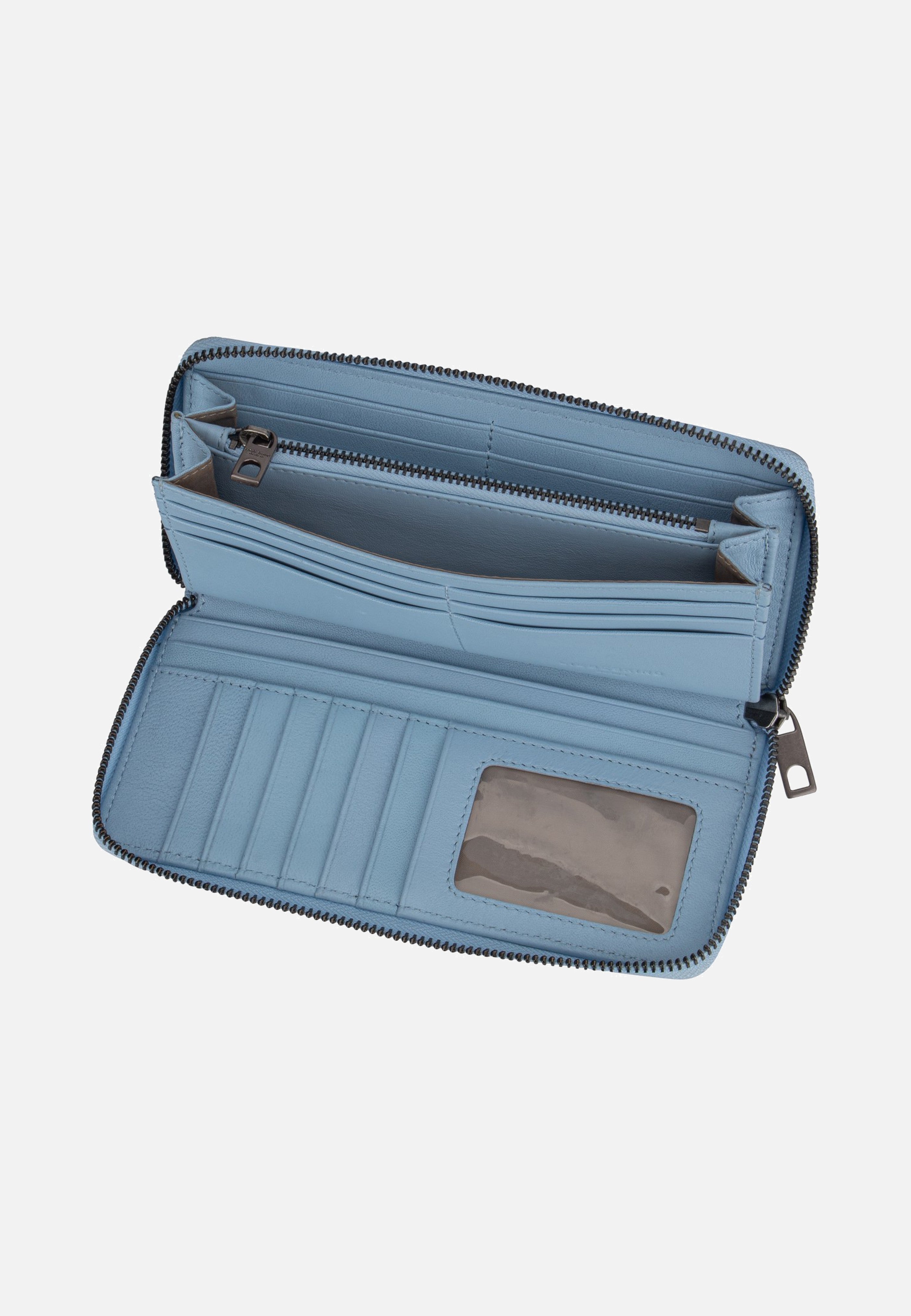 Liebeskind Berlin Gigi Small Pebble Blue Denim Portemonnaie