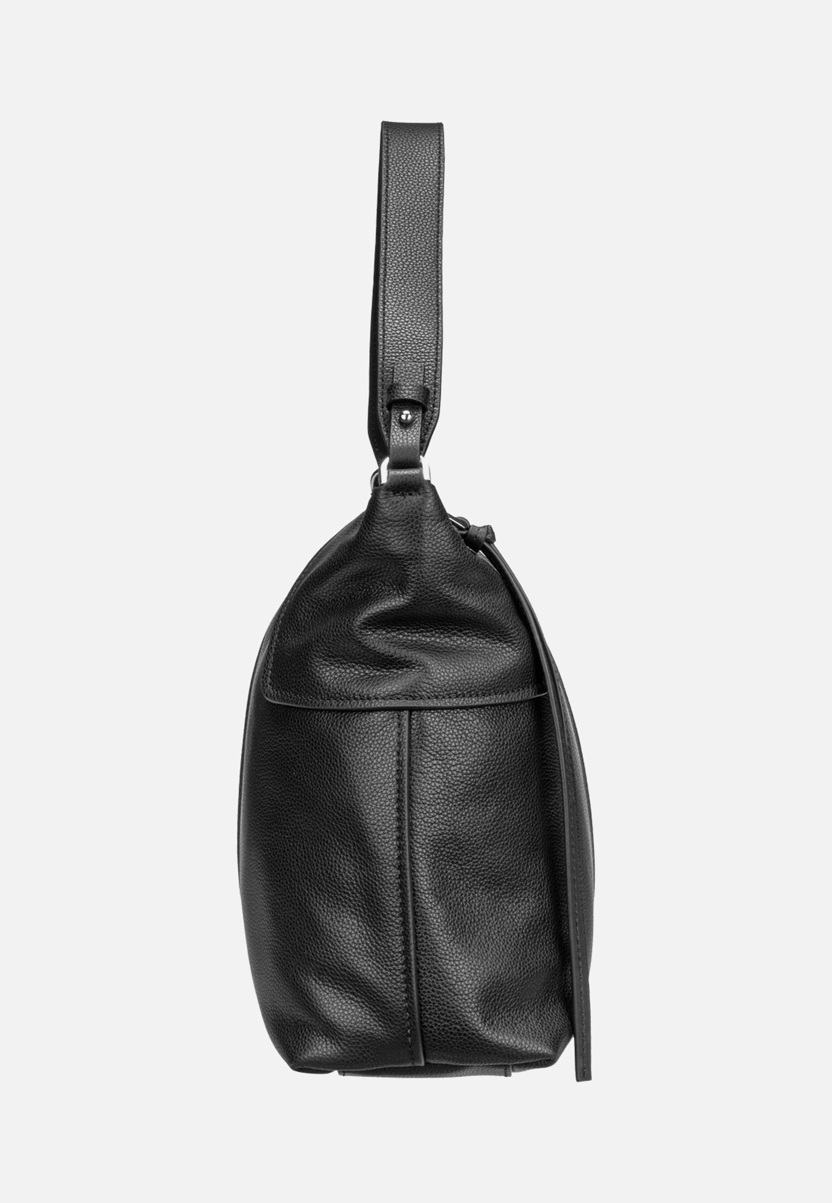 Liebeskind Berlin Mila Hobo M Small Pebble Black Hobo Bag
