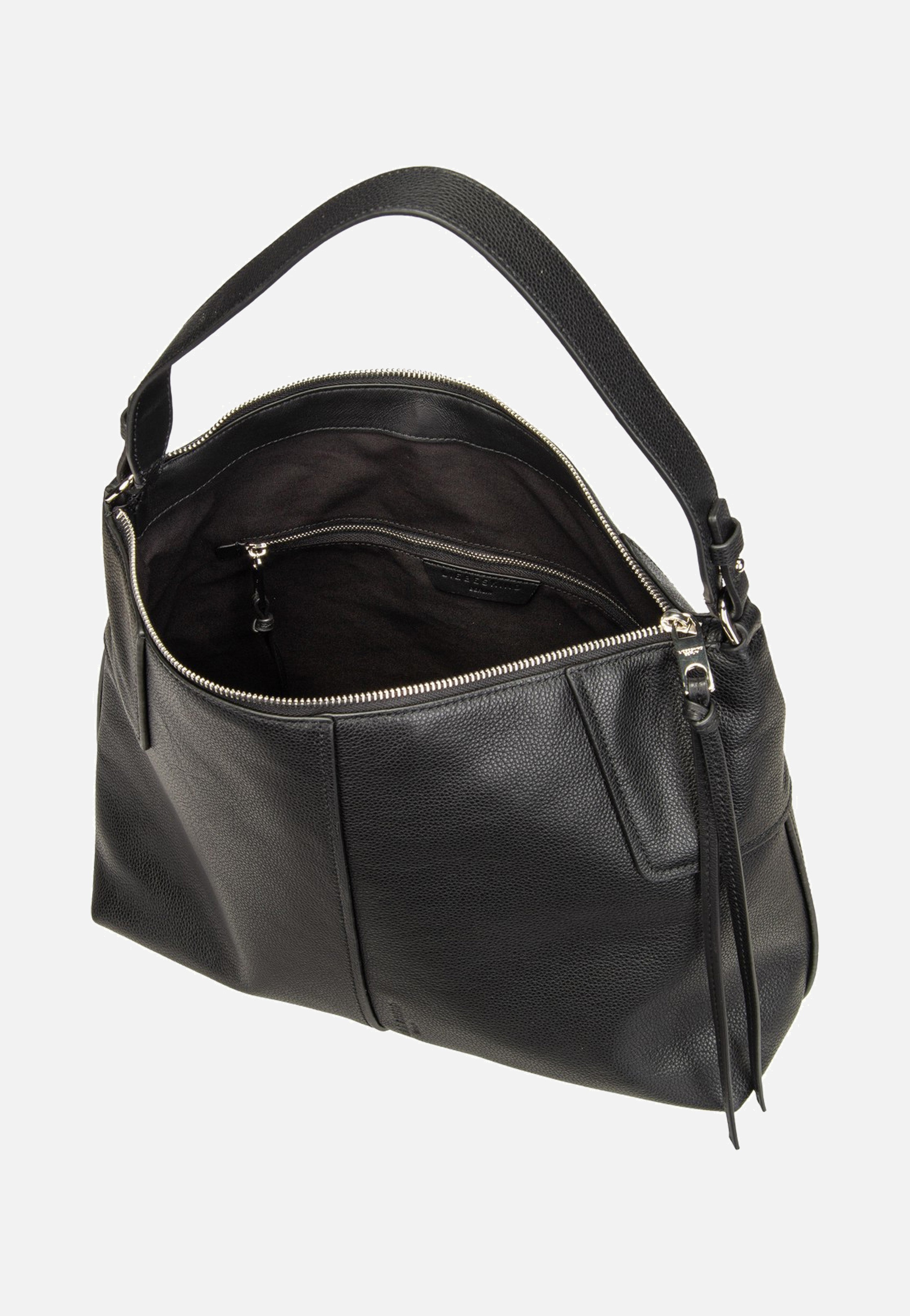 Liebeskind Berlin Mila Hobo M Small Pebble Black Hobo Bag