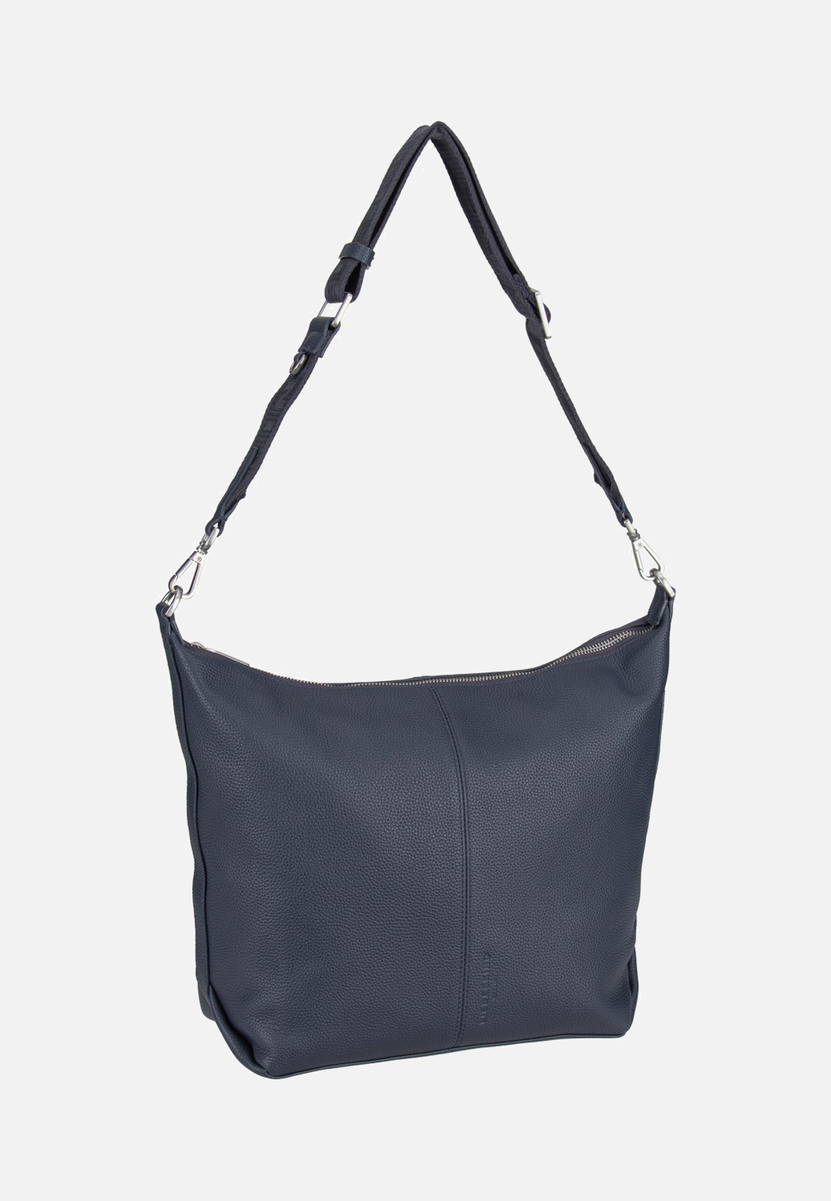 Liebeskind Berlin Paris M Small Pebble Cobalt Night Hobo Bag