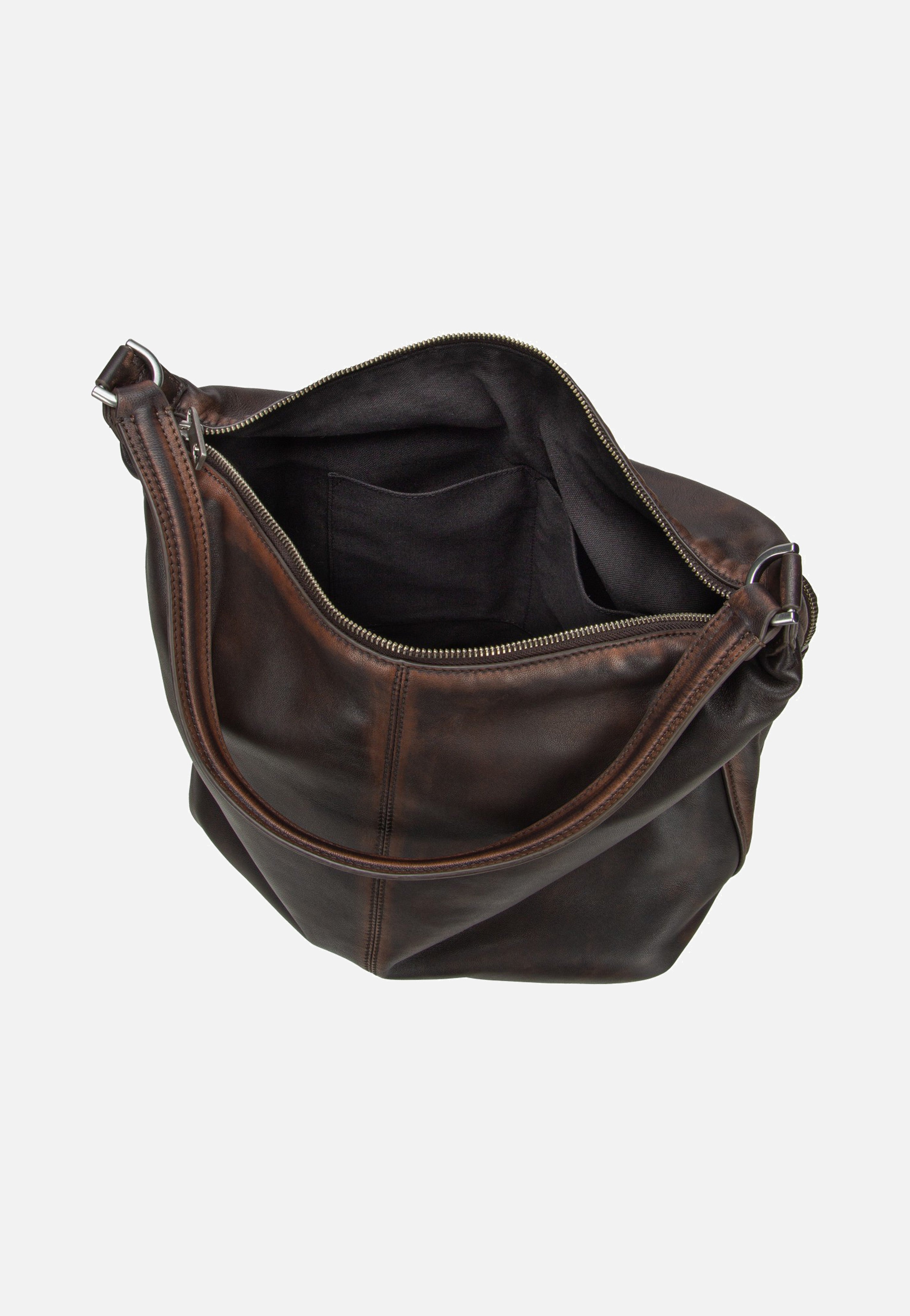 Liebeskind Berlin Andrea Hobo M Lamb Snowcem Roasted Coconut Hobo Bag