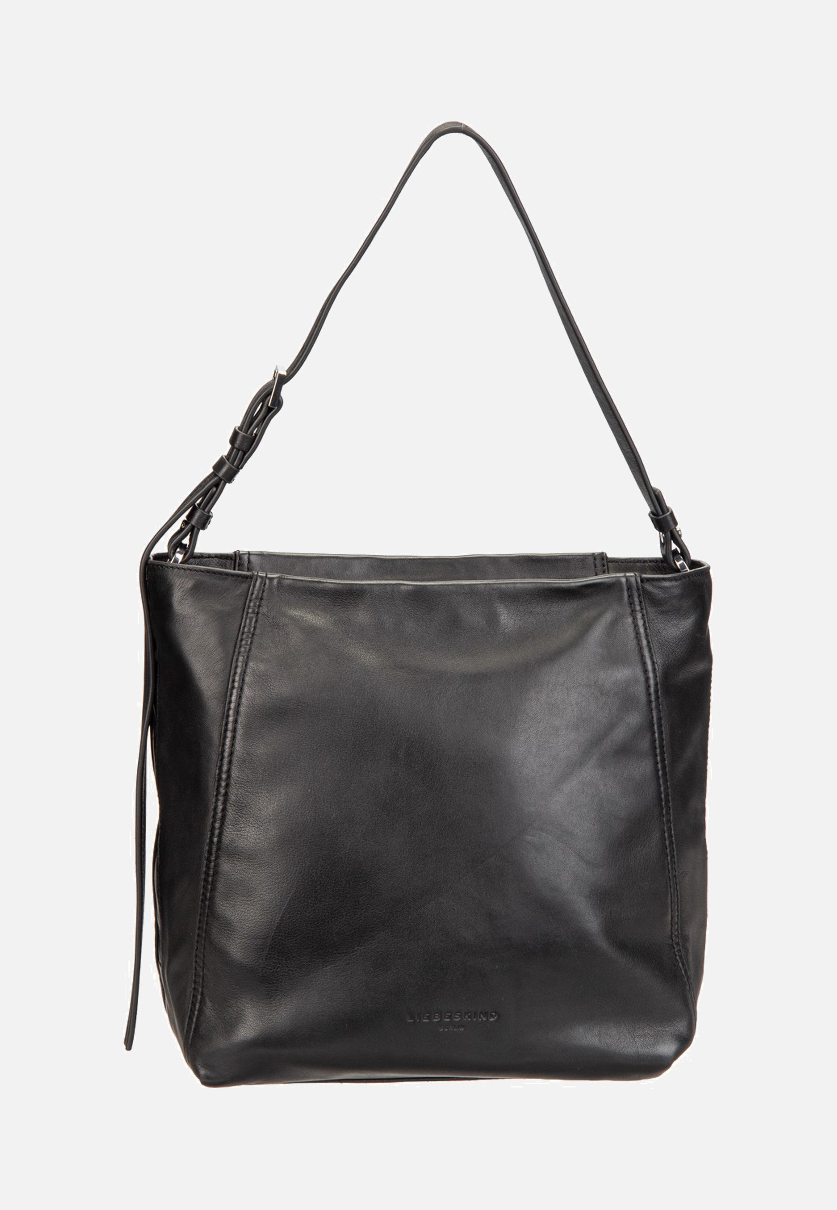 Liebeskind Berlin Chudy Hobo M Sheep Natural Black Hobo Bag