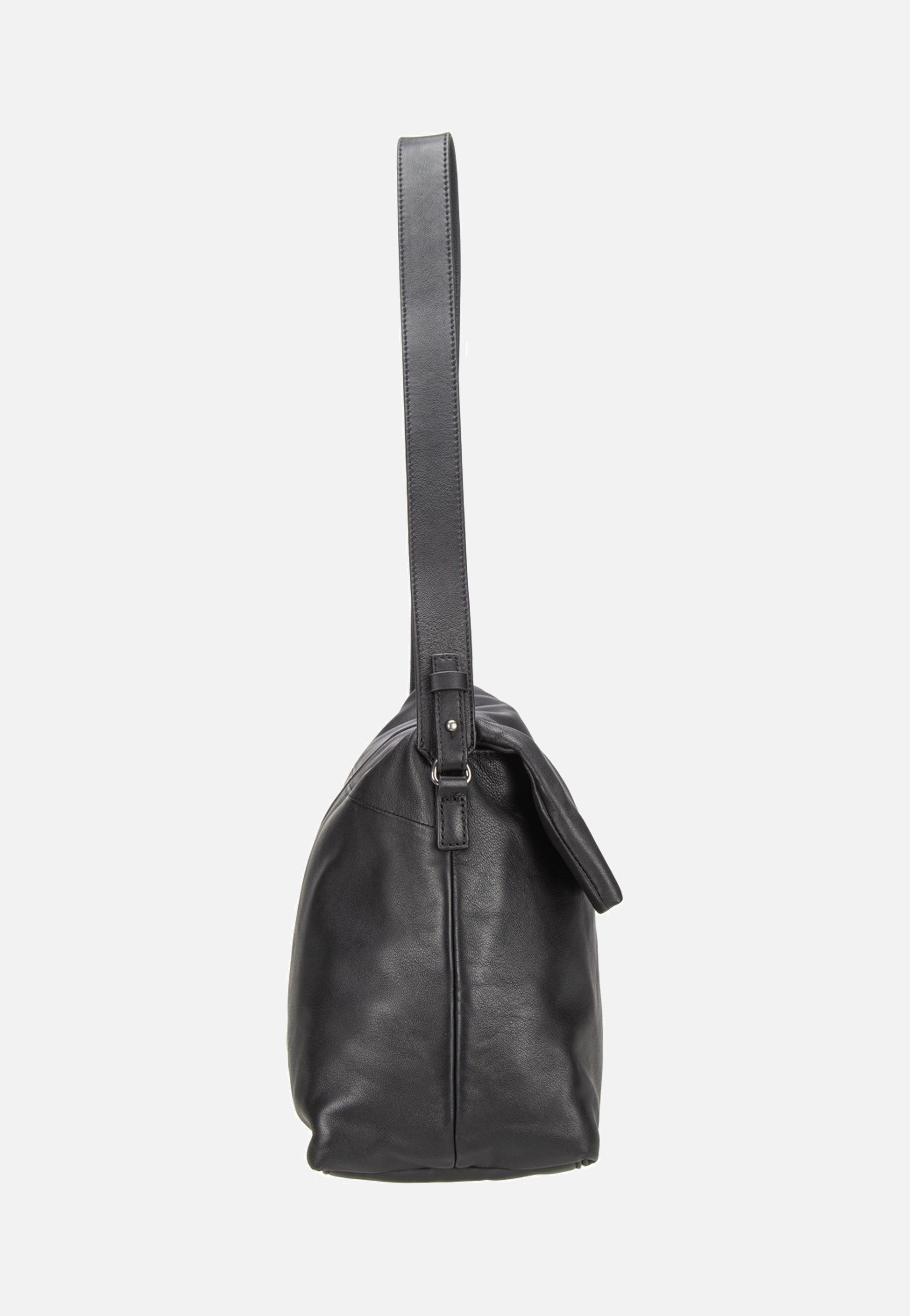 Liebeskind Berlin Fiona Hobo M Sheep Natural Black Hobo Bag