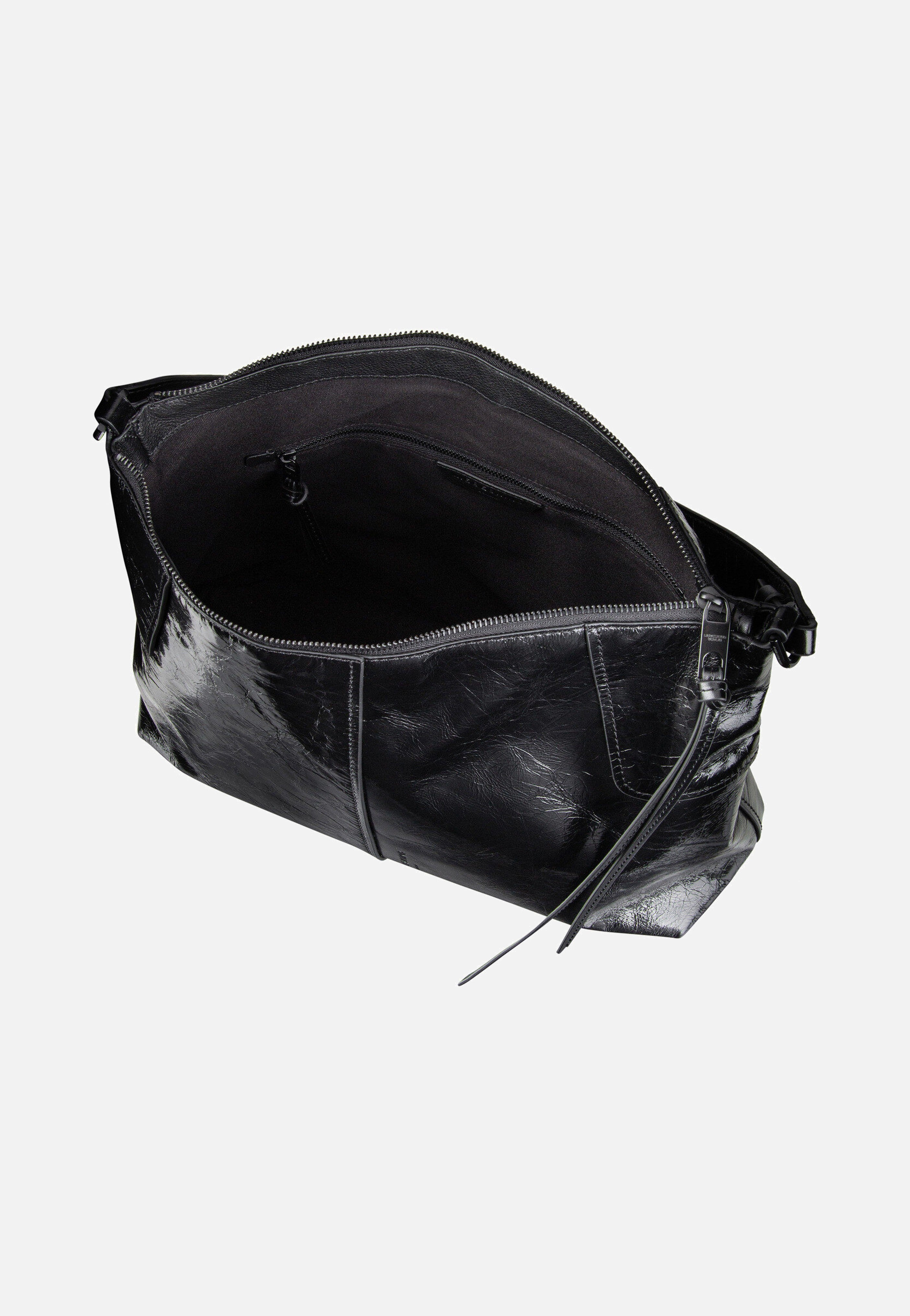 Liebeskind Berlin Mila Lack M 2165110 Black Hobo Bag