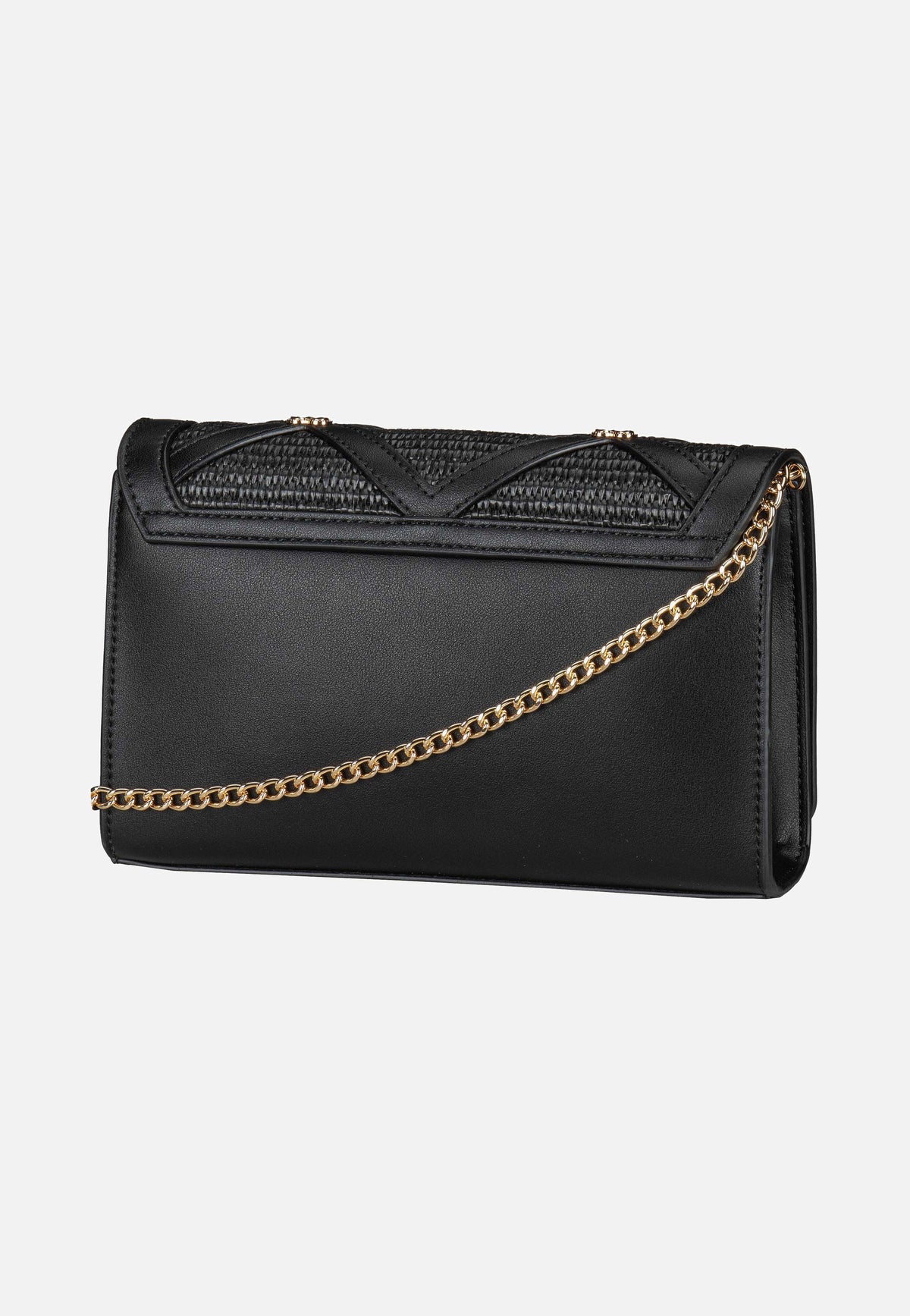 Love Moschino Smart Daily Bag 4314 Black Raffia Umhängetasche
