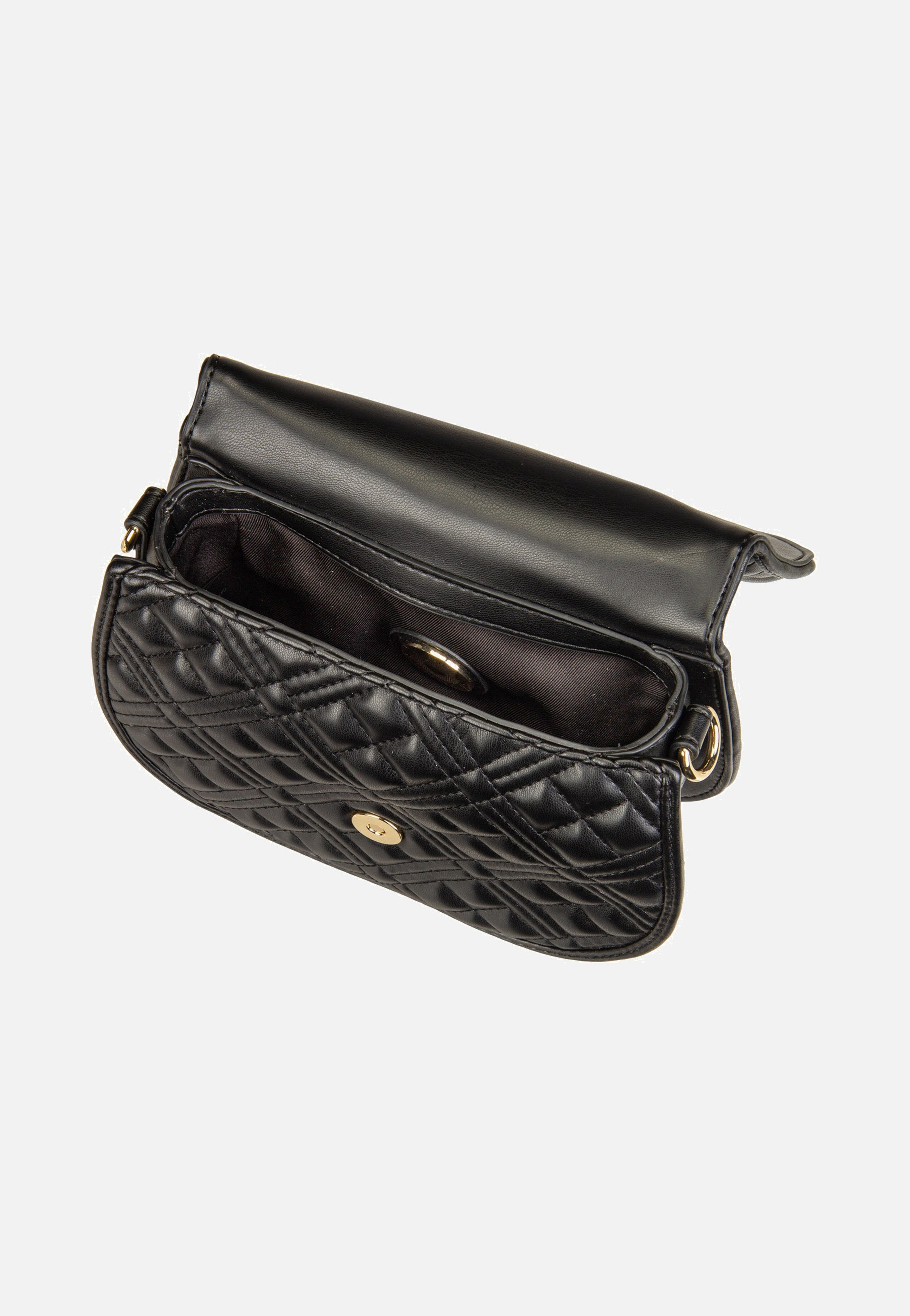 Love Moschino Quilted Bag 4112 Black/Gold Umhängetasche
