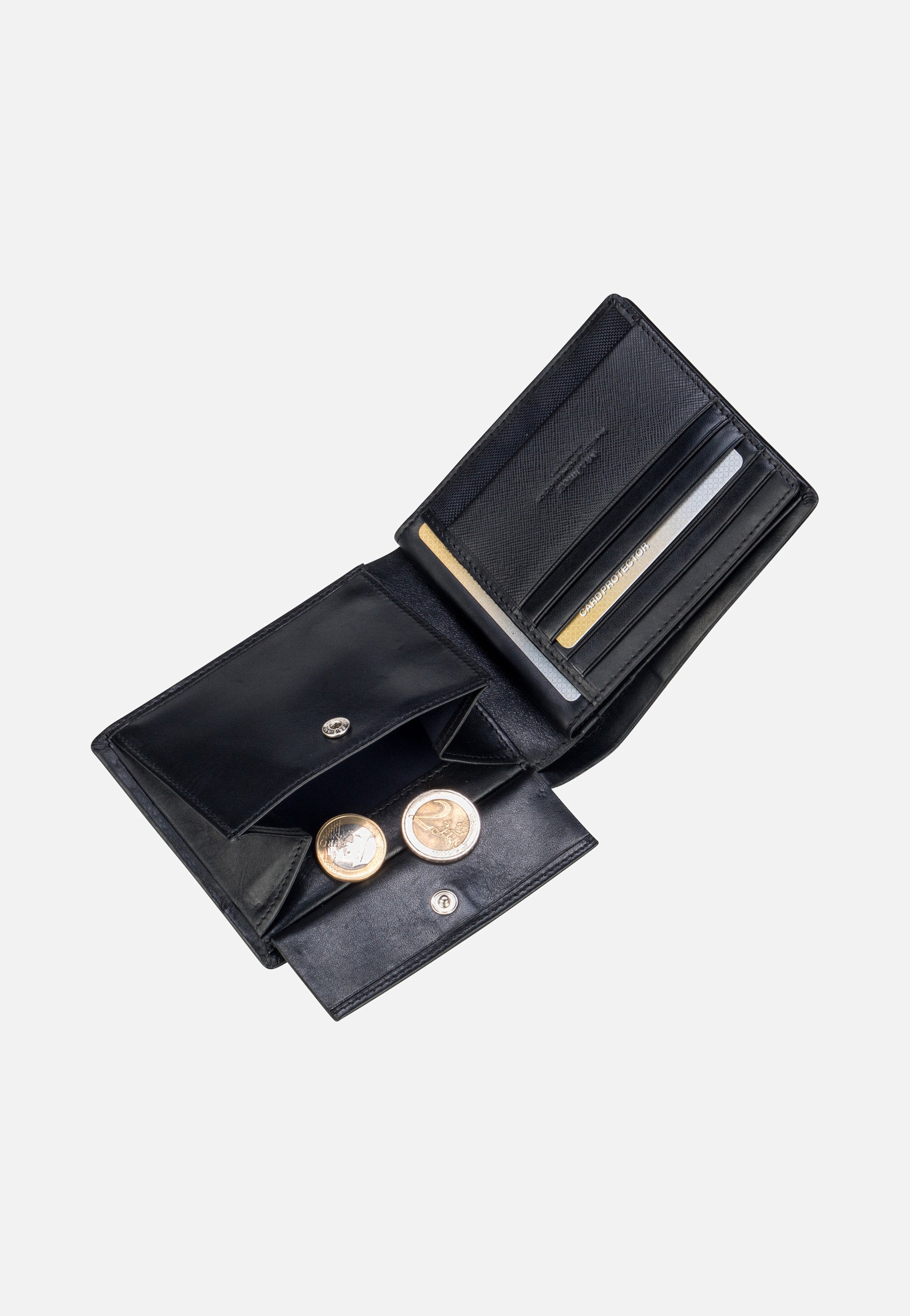 Maître Abtweiler Gathman Billfold H12 Black Portemonnaie