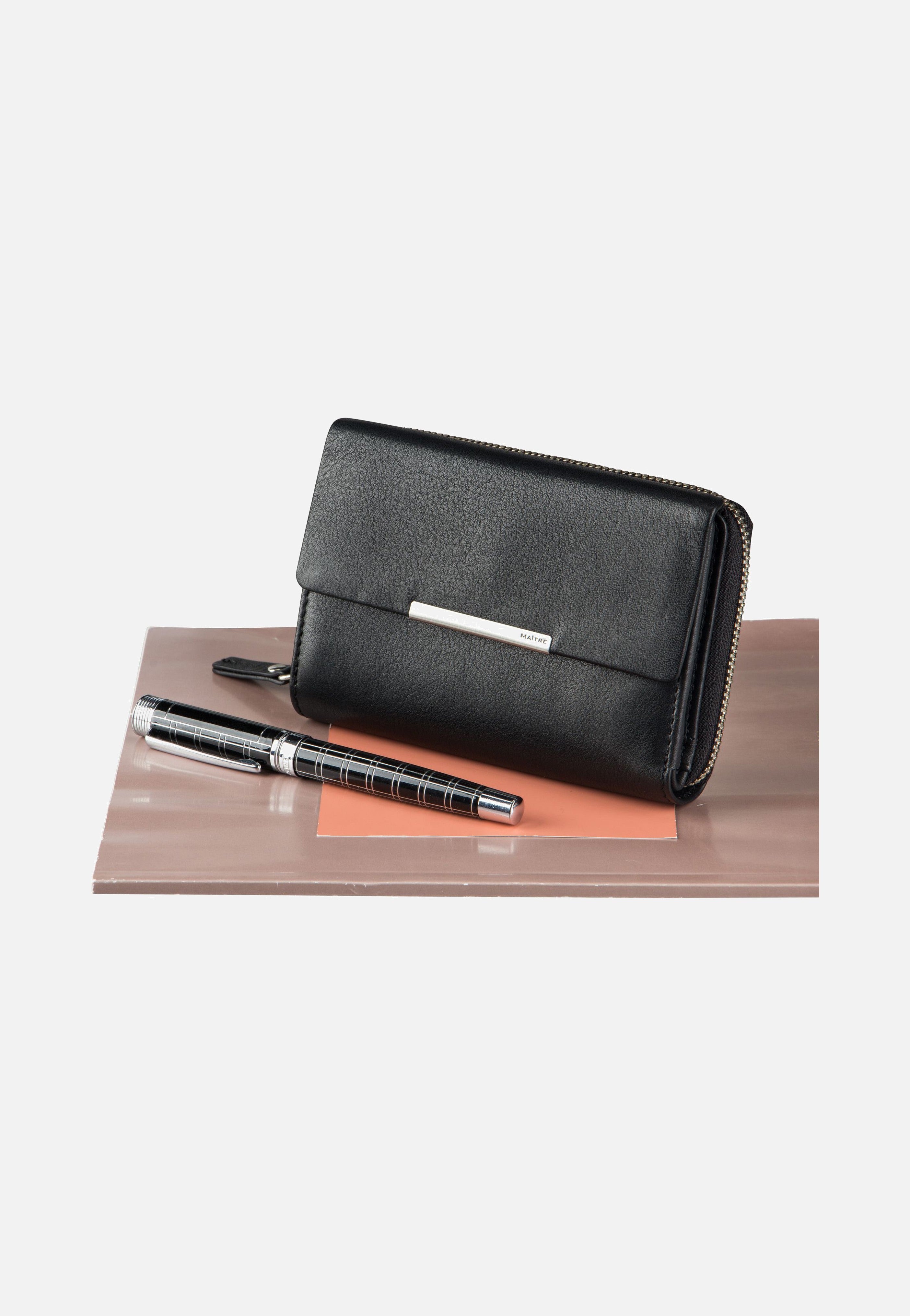 Maître Belg Dagrete Purse MH14FZ Black Portemonnaie