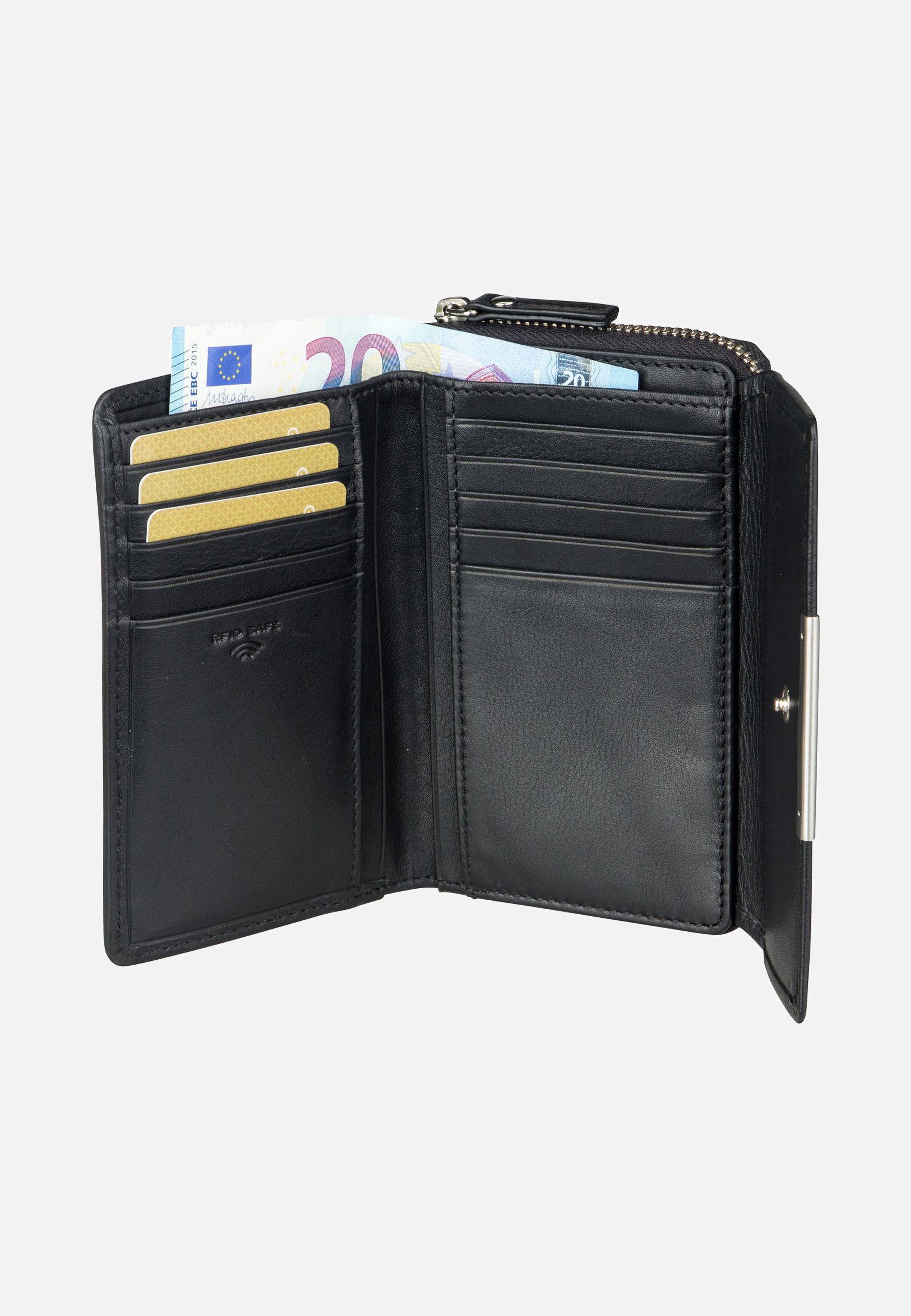 Maître Belg Dagrete Purse MH14FZ Black Portemonnaie